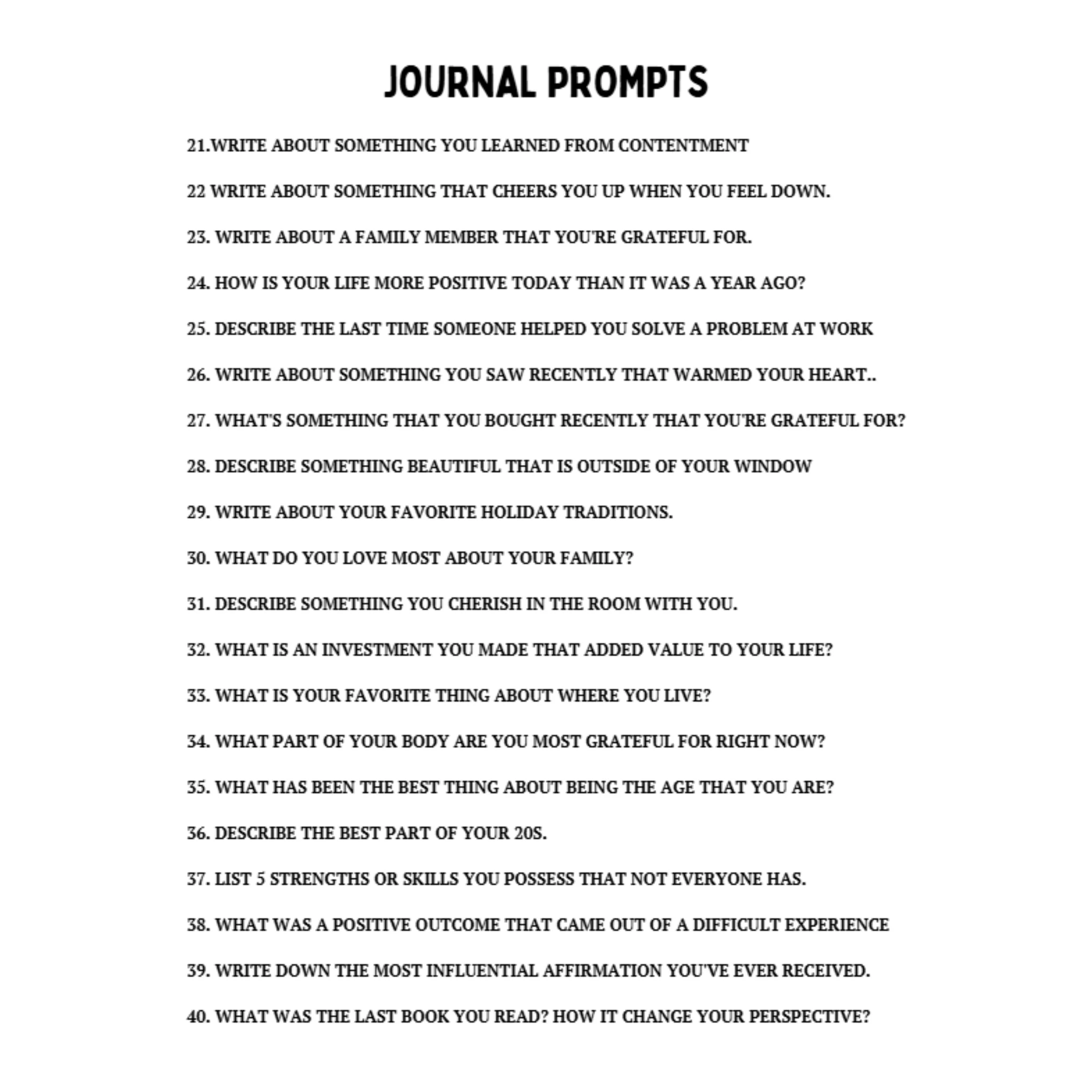 120 Gratitude Journal Prompts Bundle - Image 3