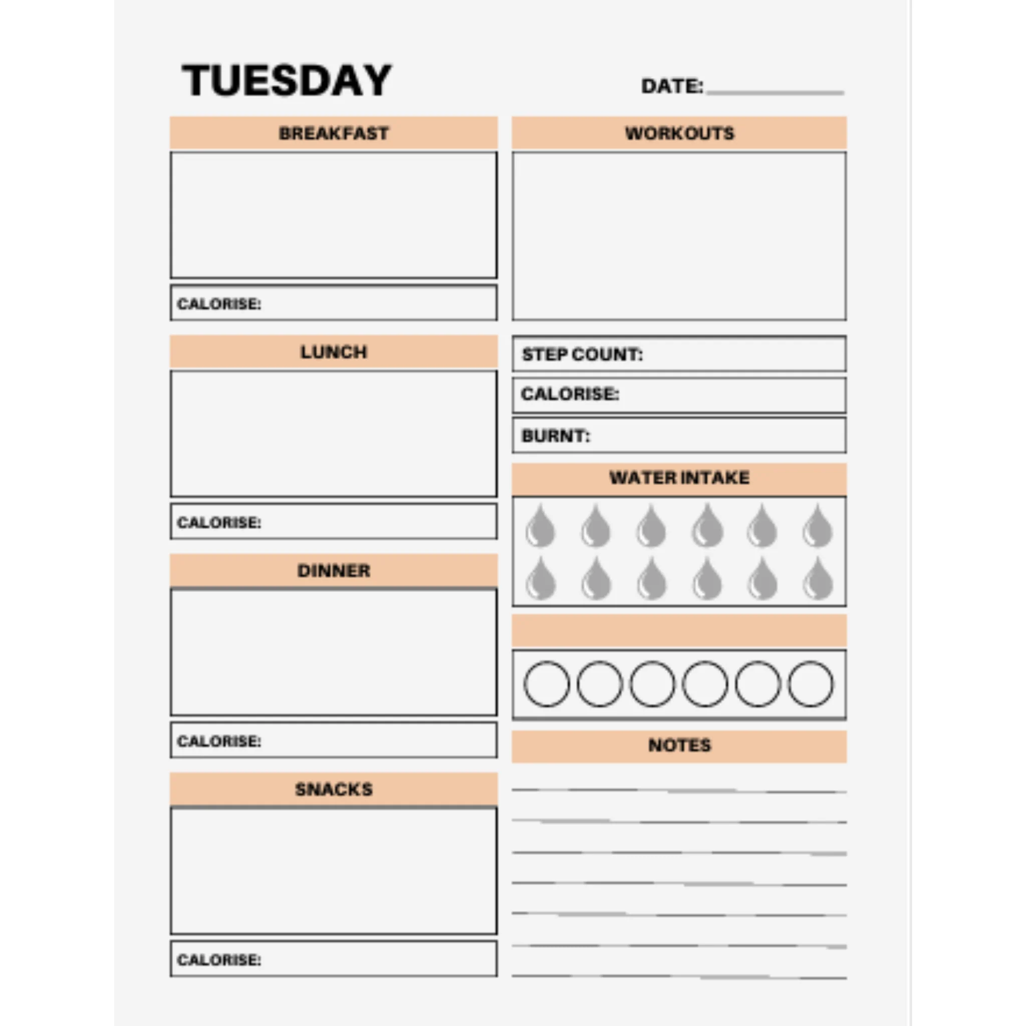 7 Day Food Diary Bundle - Image 3