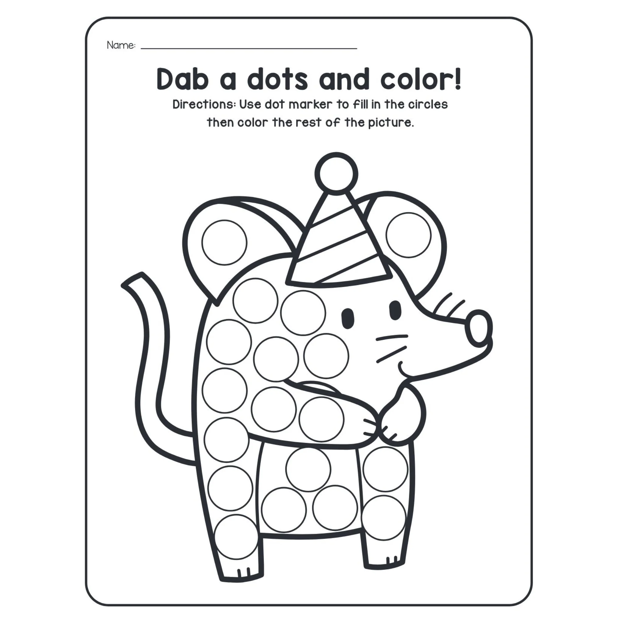 A-Z Animals Dot Marker Worksheets - Image 3