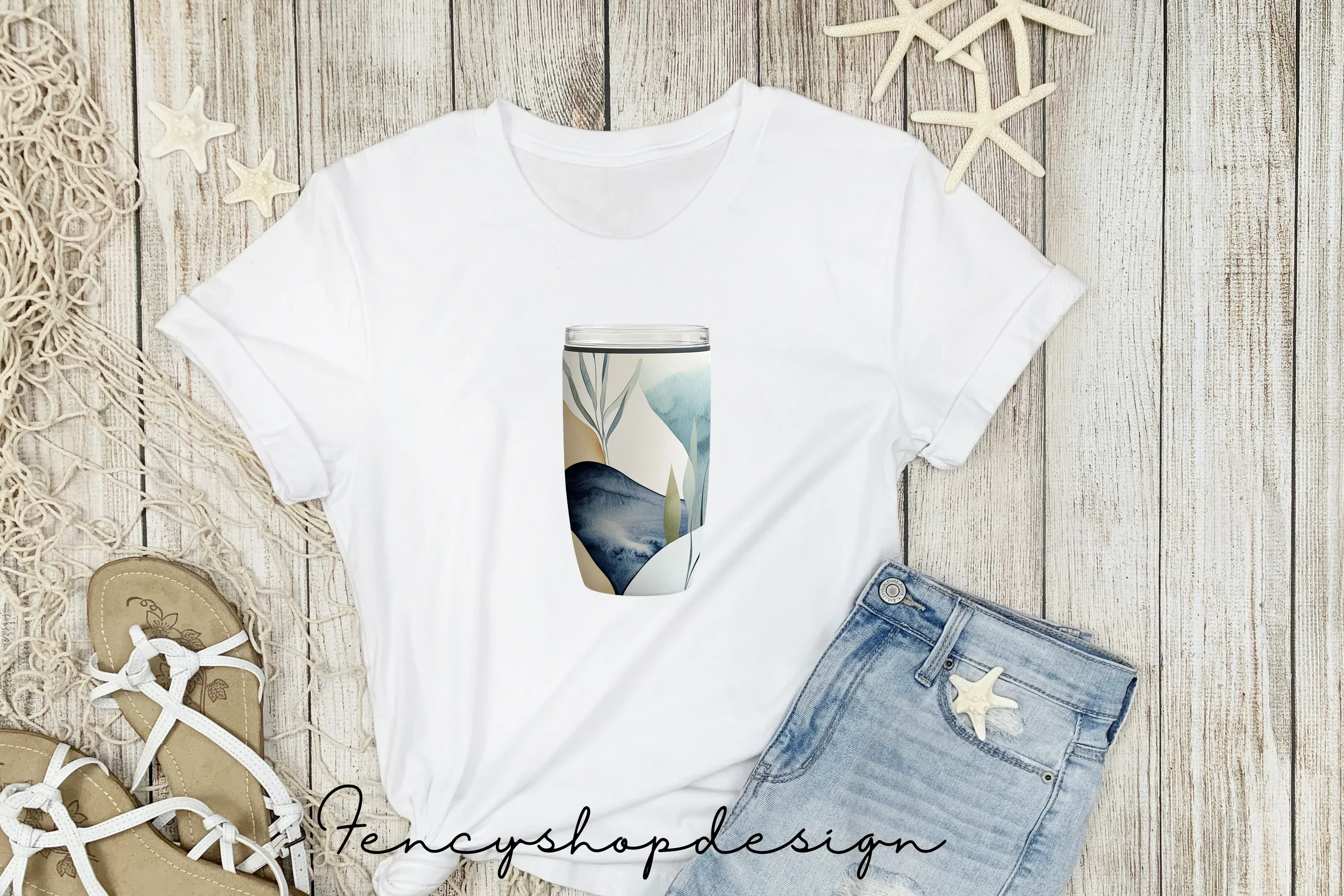 Abstract Boho Tumbler Clipart Bundle - Image 5