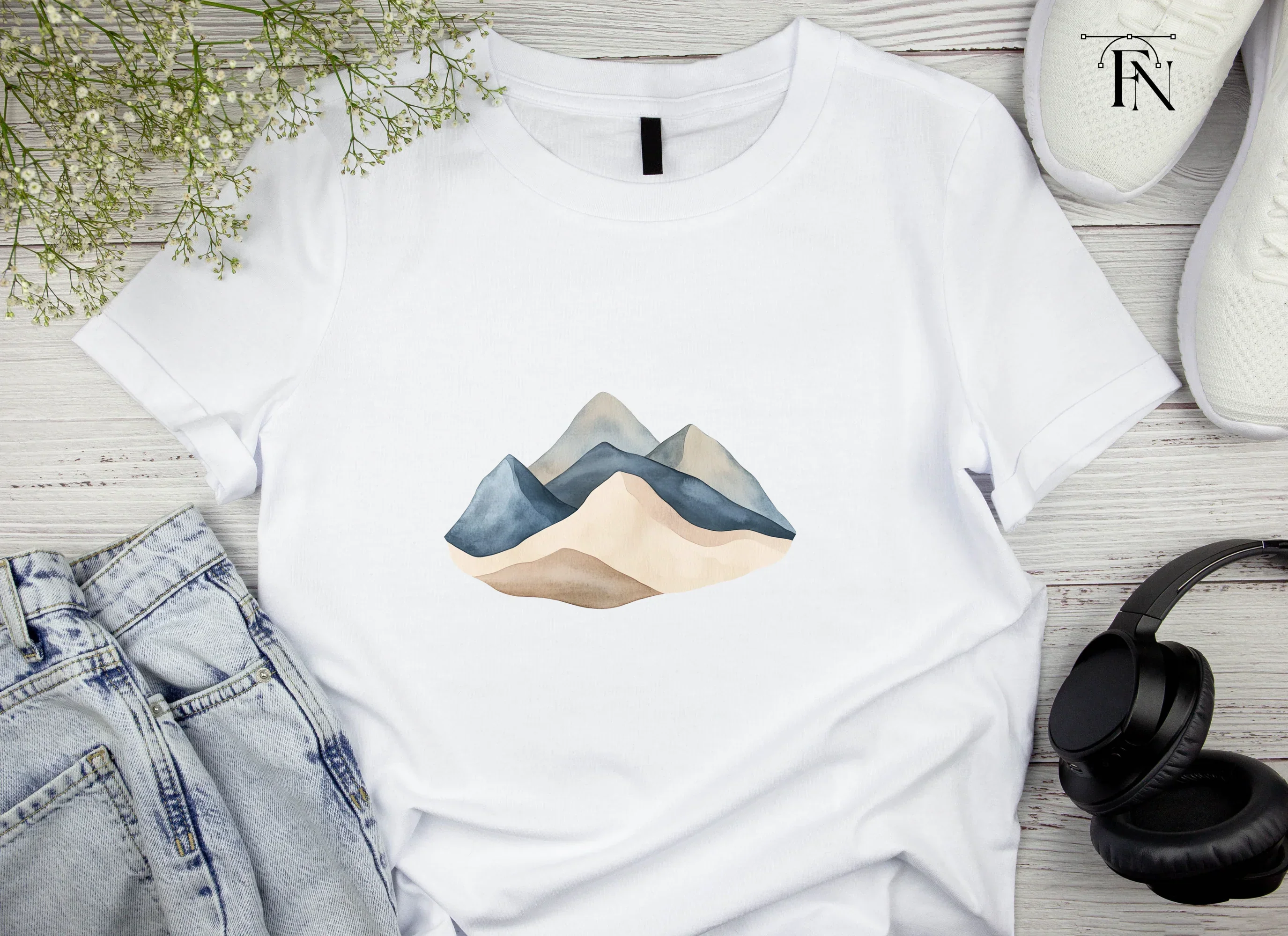 Abstract Mountain Clipart Bundle - Image 4