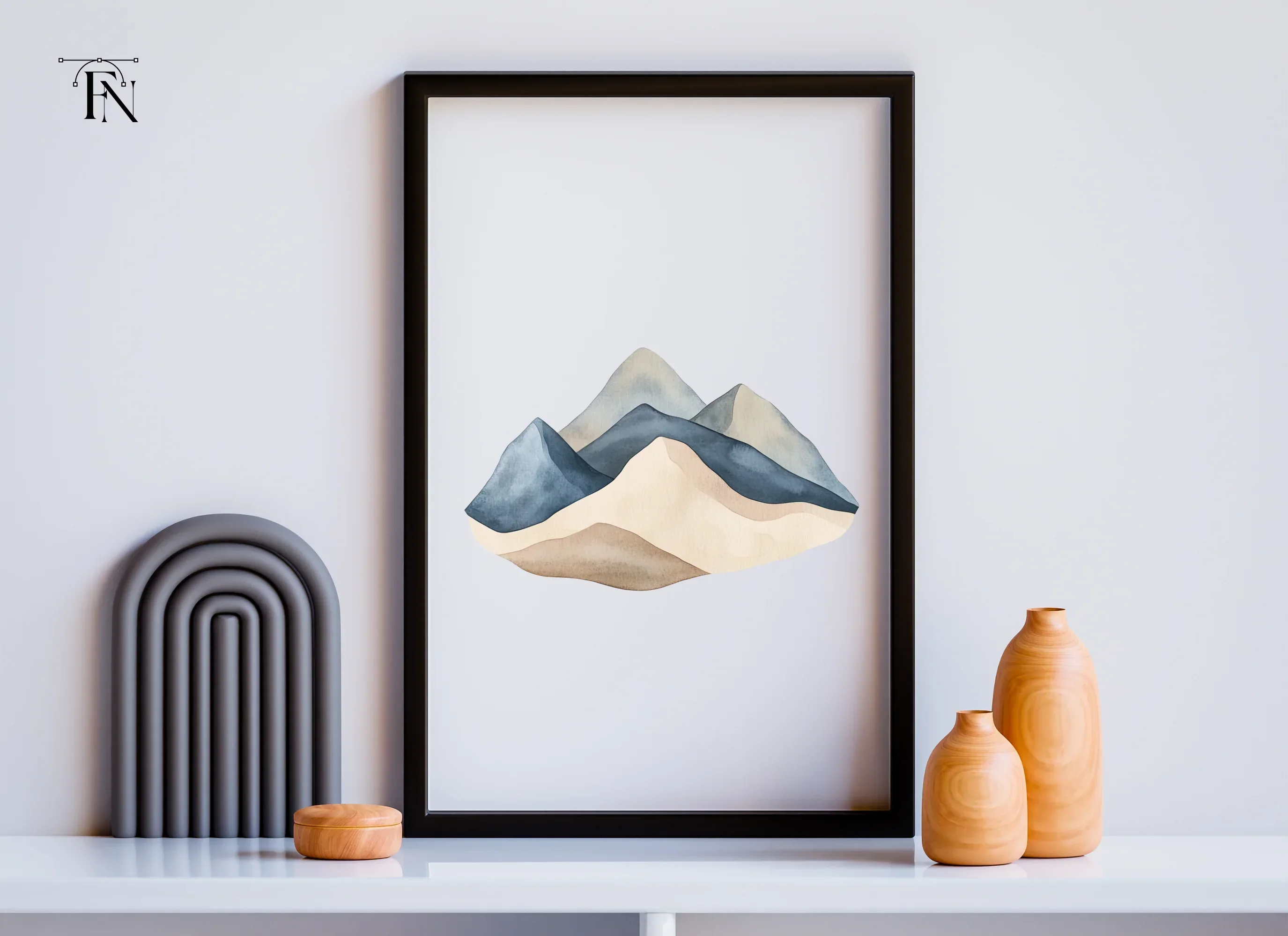 Abstract Mountain Clipart Bundle - Image 6