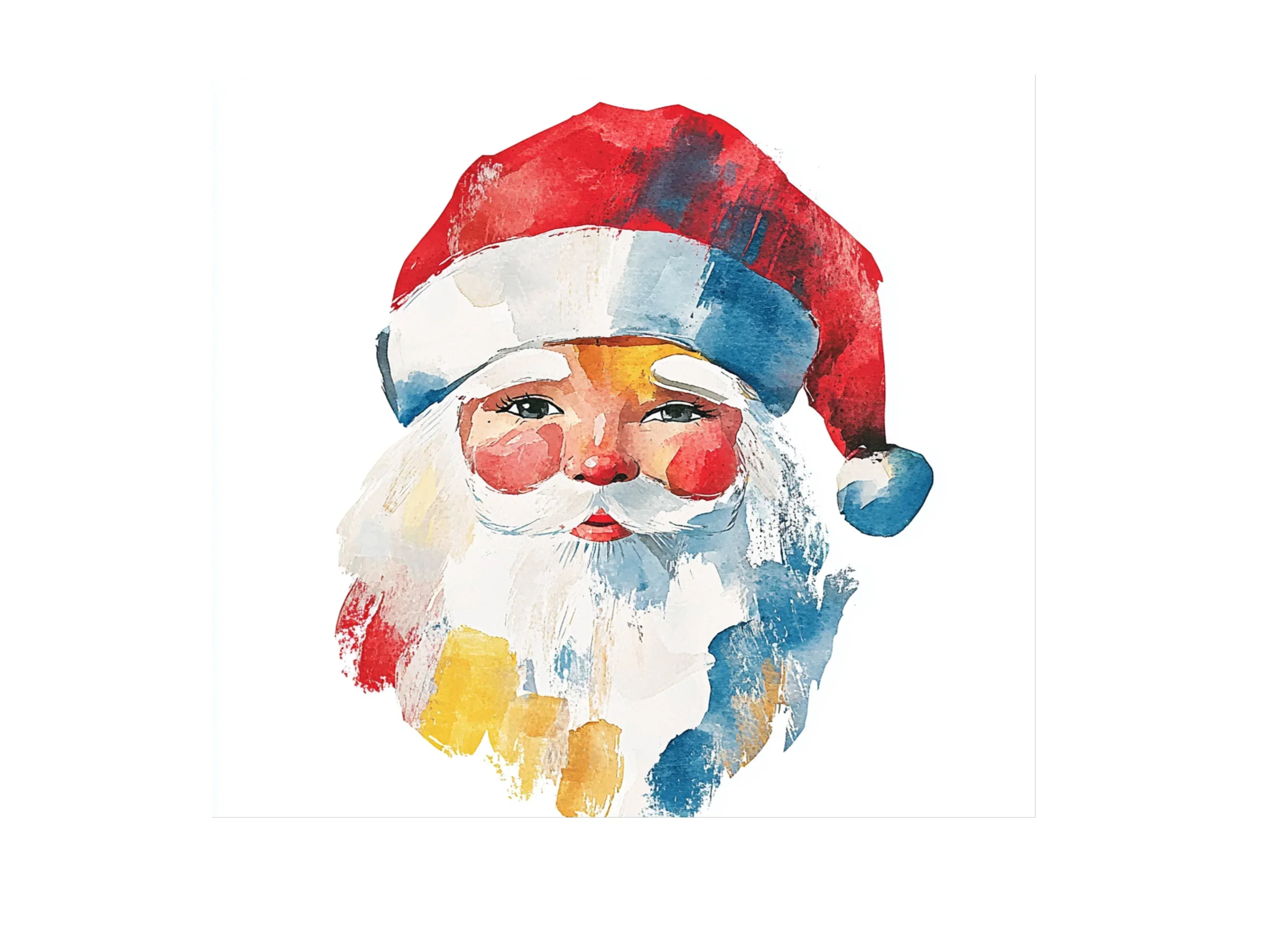 Abstract Santa Clipart Bundle - Image 2