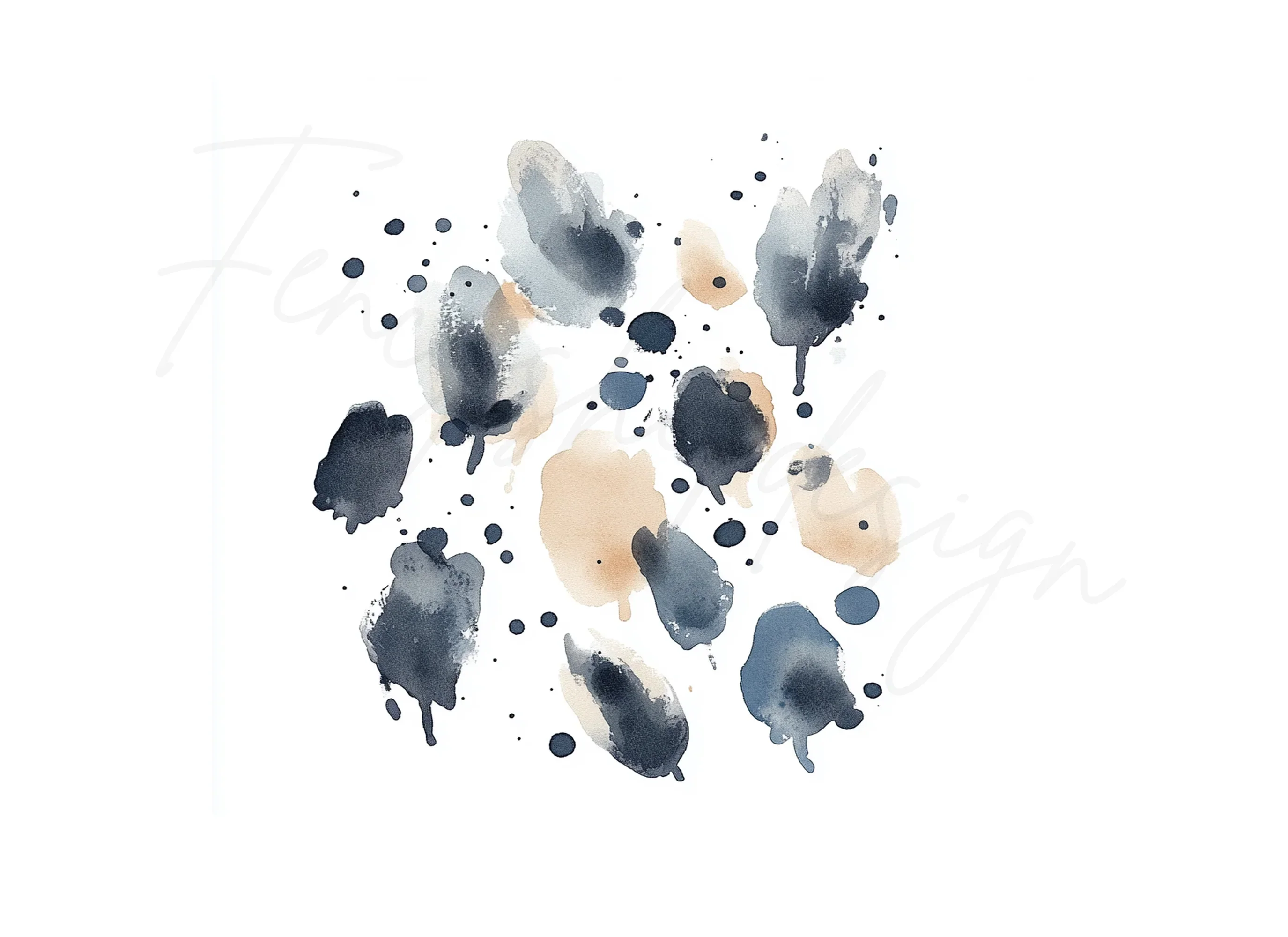 Abstract Splashes Clipart Bundle - Image 2