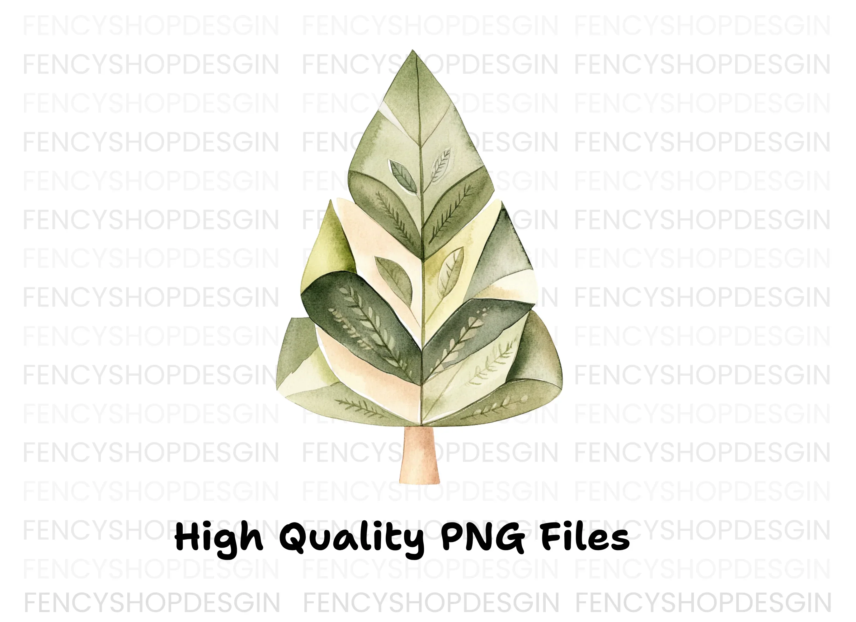 Abstract Tree Clipart Bundle - Image 3