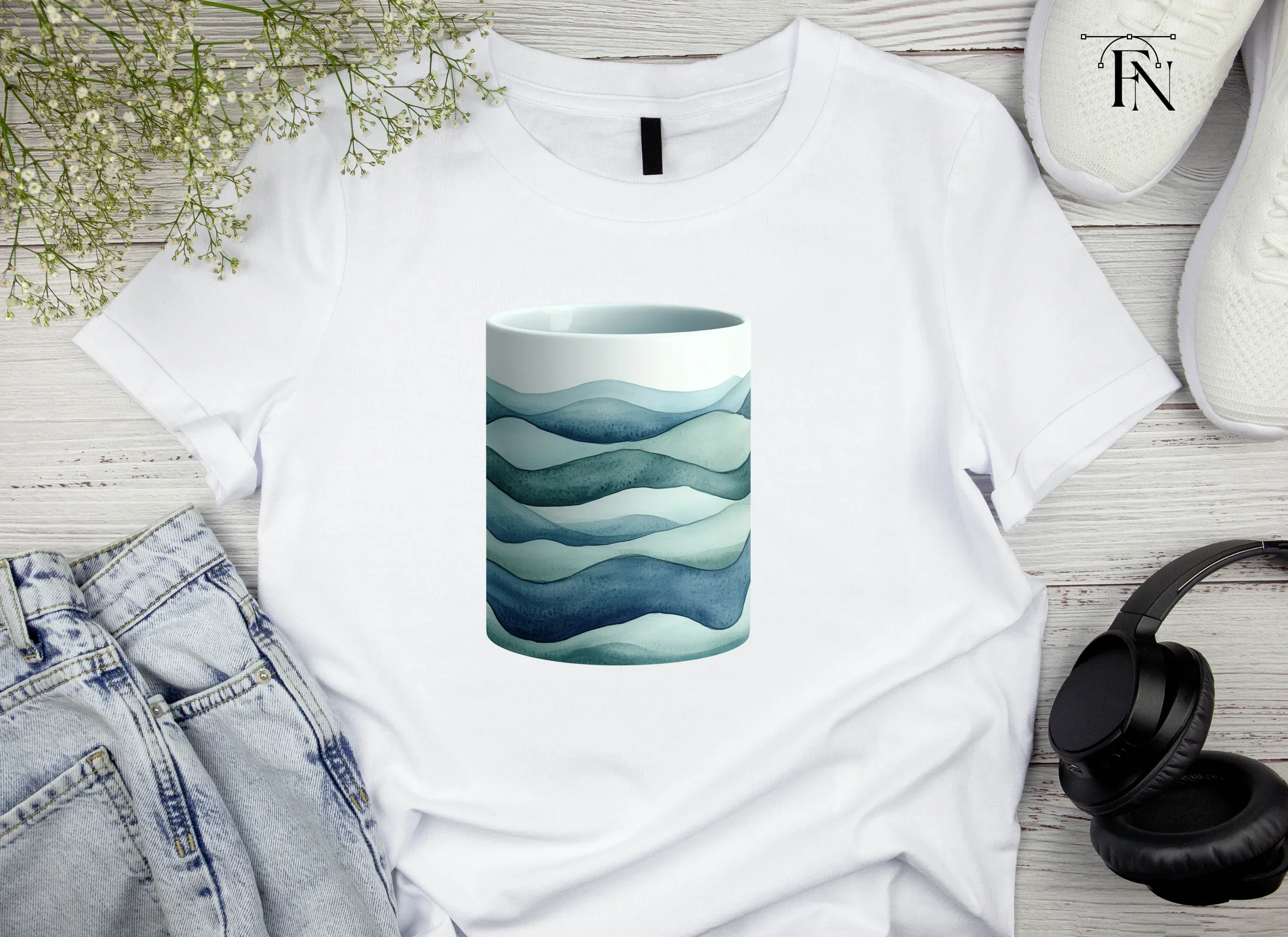 Abstract Waves Clipart Bundle - Image 4