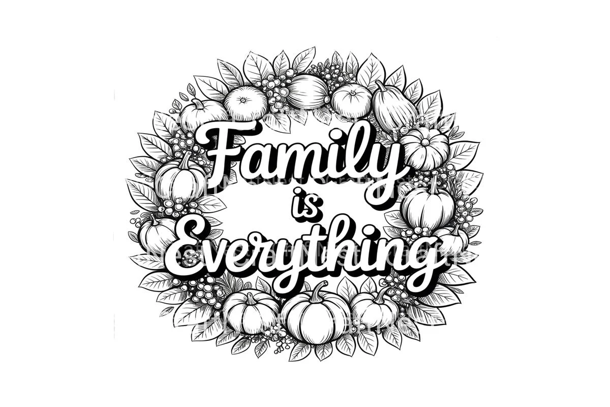 Acorn Wreath Harvest Home Coloring Books - Image 3
