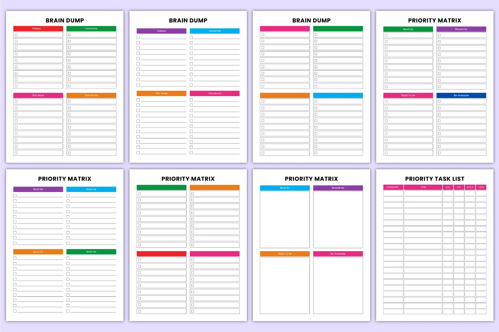 Adhd Brain Dump Planner - Image 5