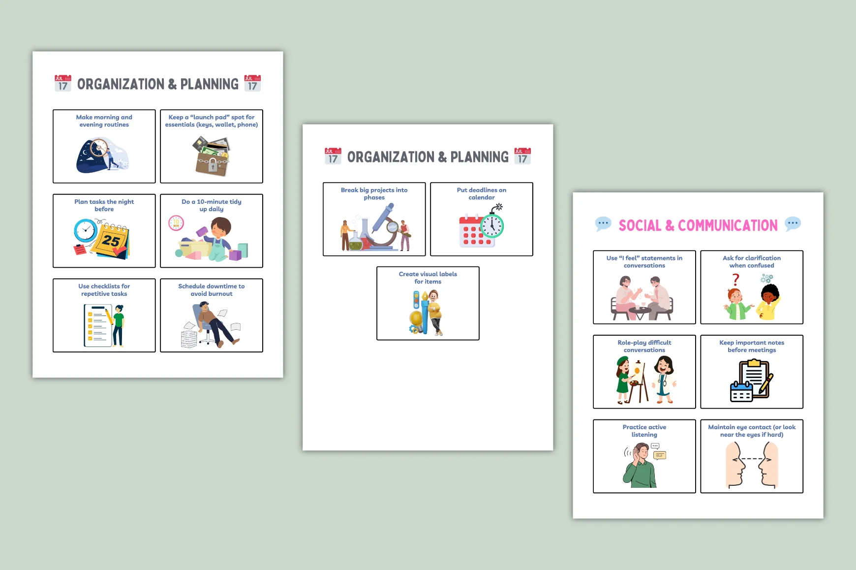 ADHD Calm Skills Support Cards - Image 2