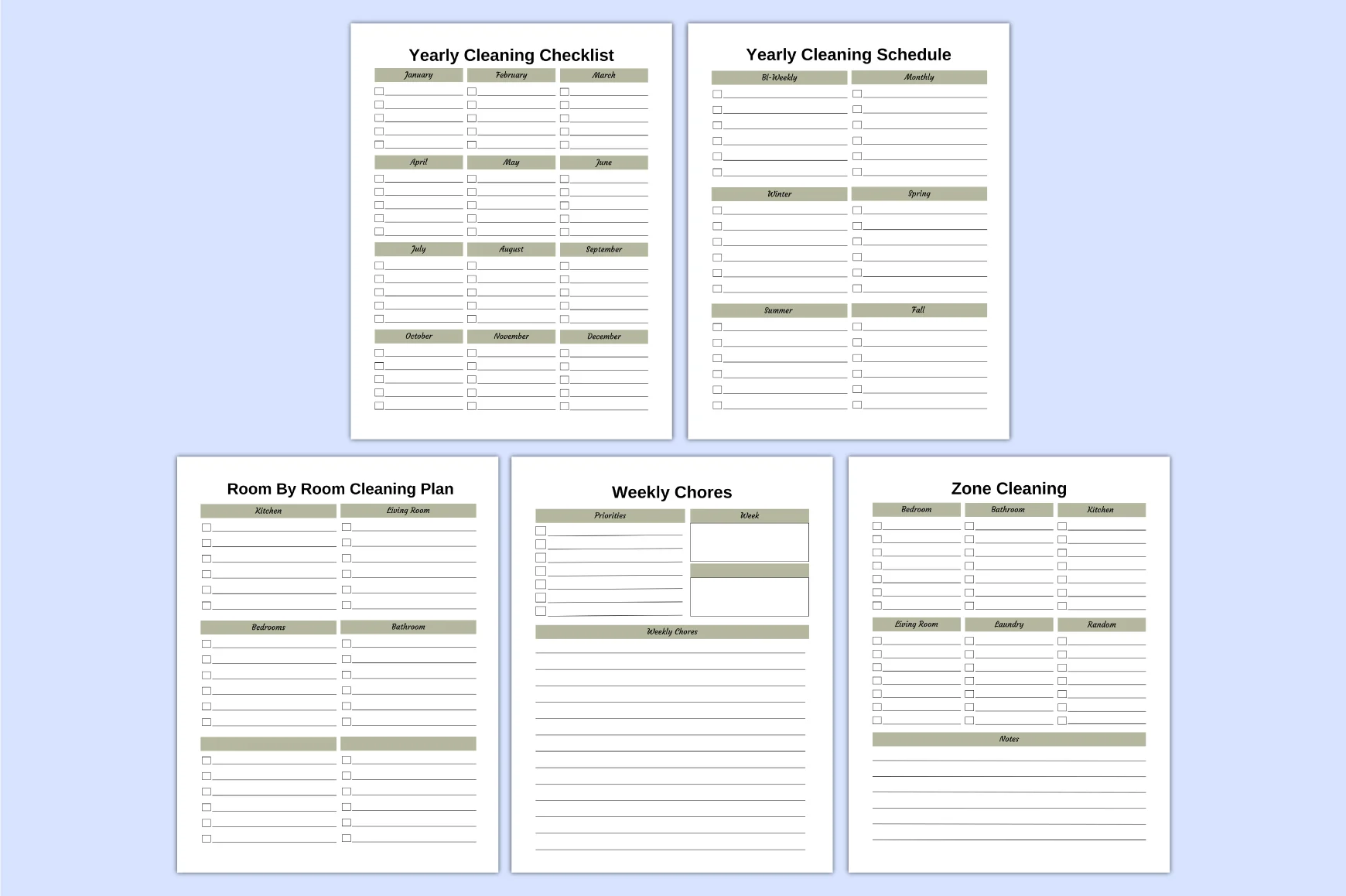 Adhd Cleaning Declutter Planner - Image 3