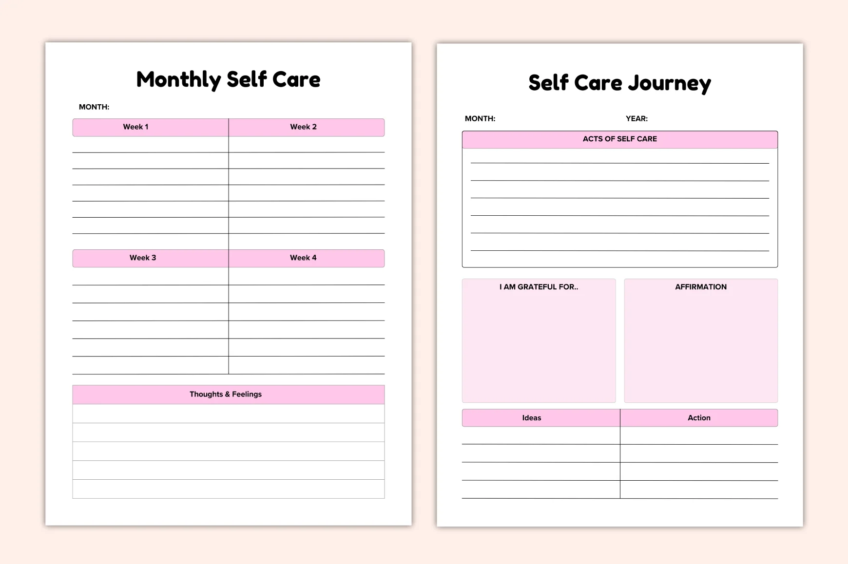 ADHD Self-Care Productivity Planner - Image 2