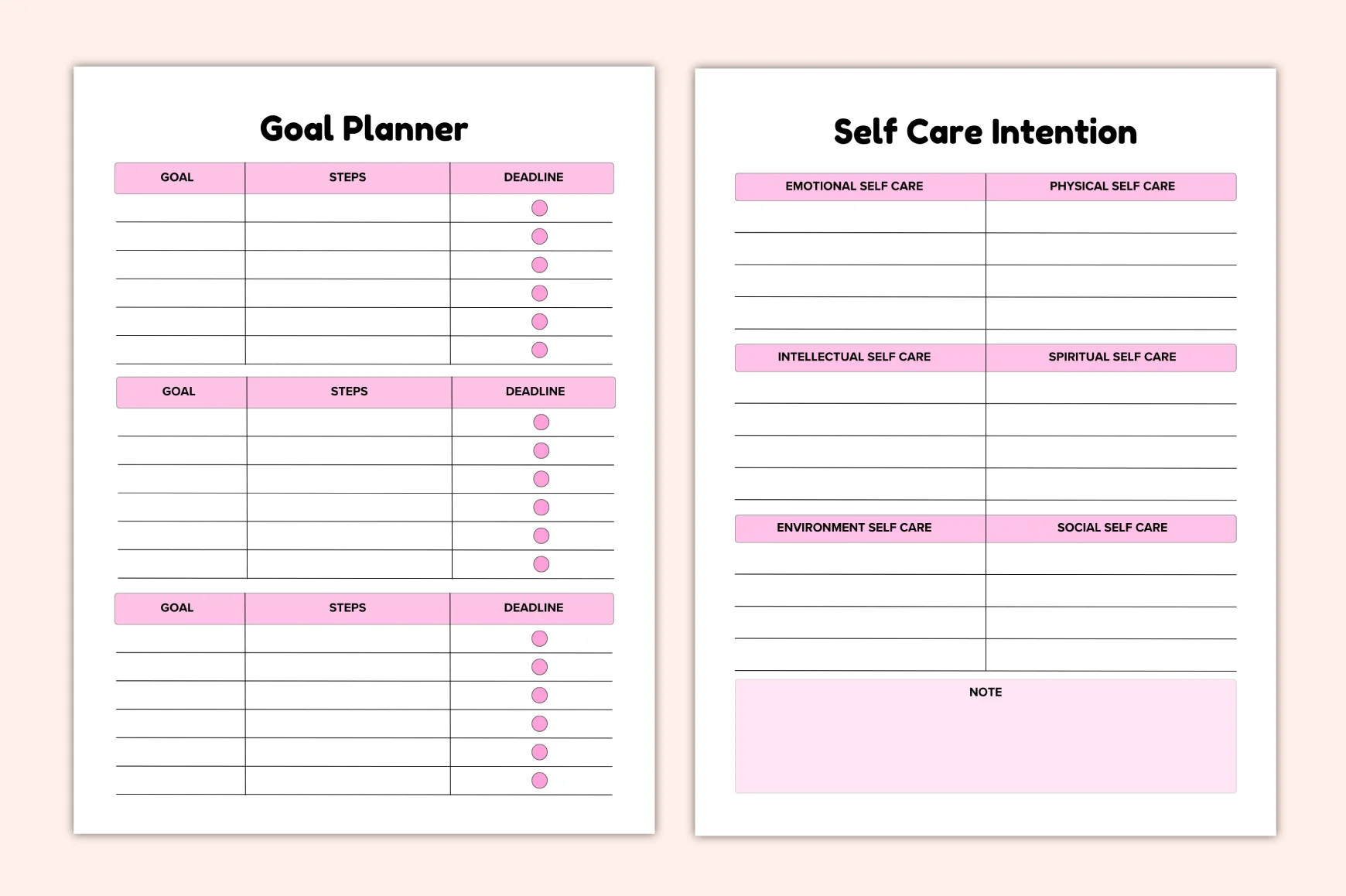 ADHD Self-Care Routine Planner - Image 2