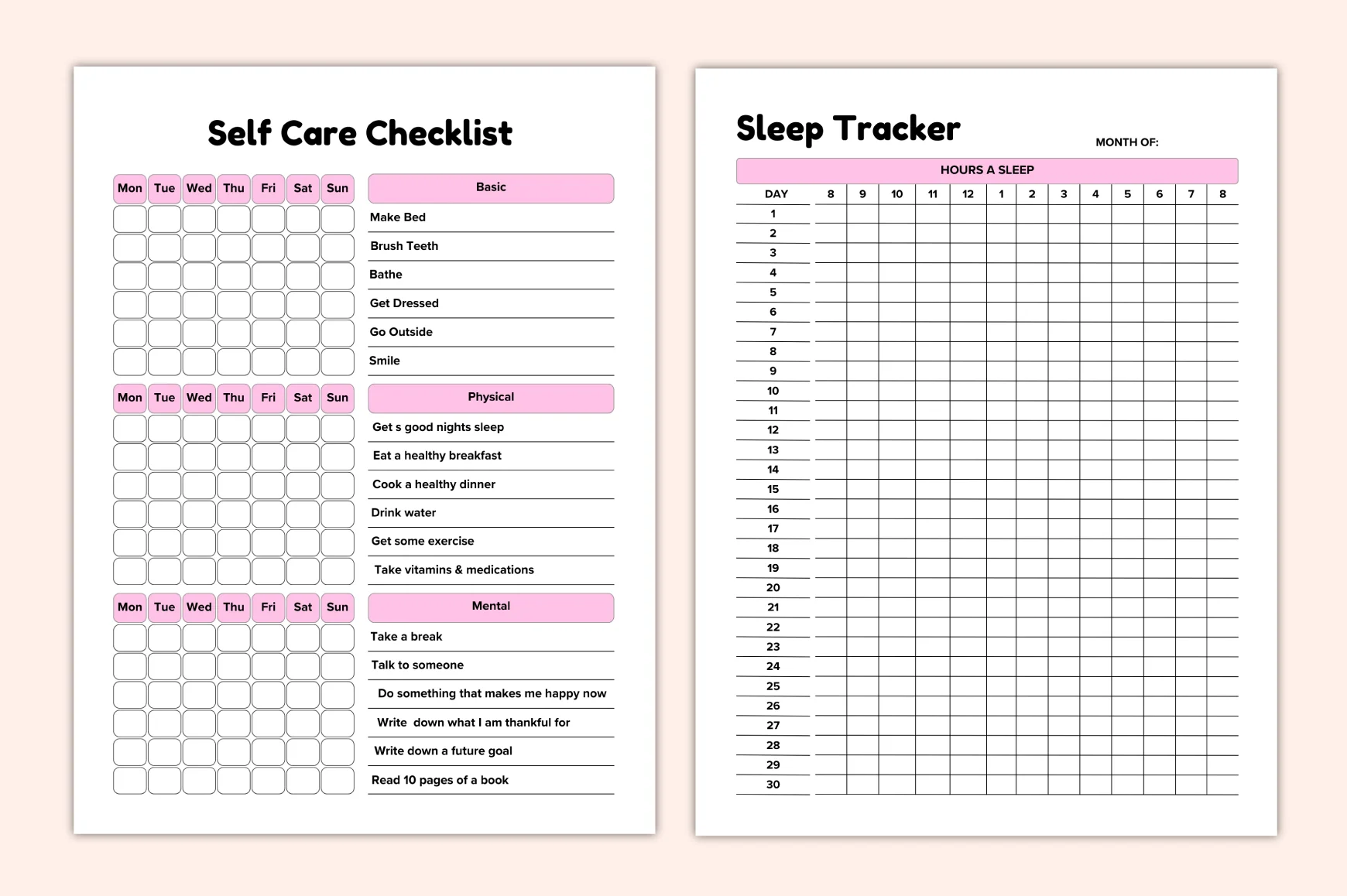 ADHD Self-Care Routine Planner - Image 3