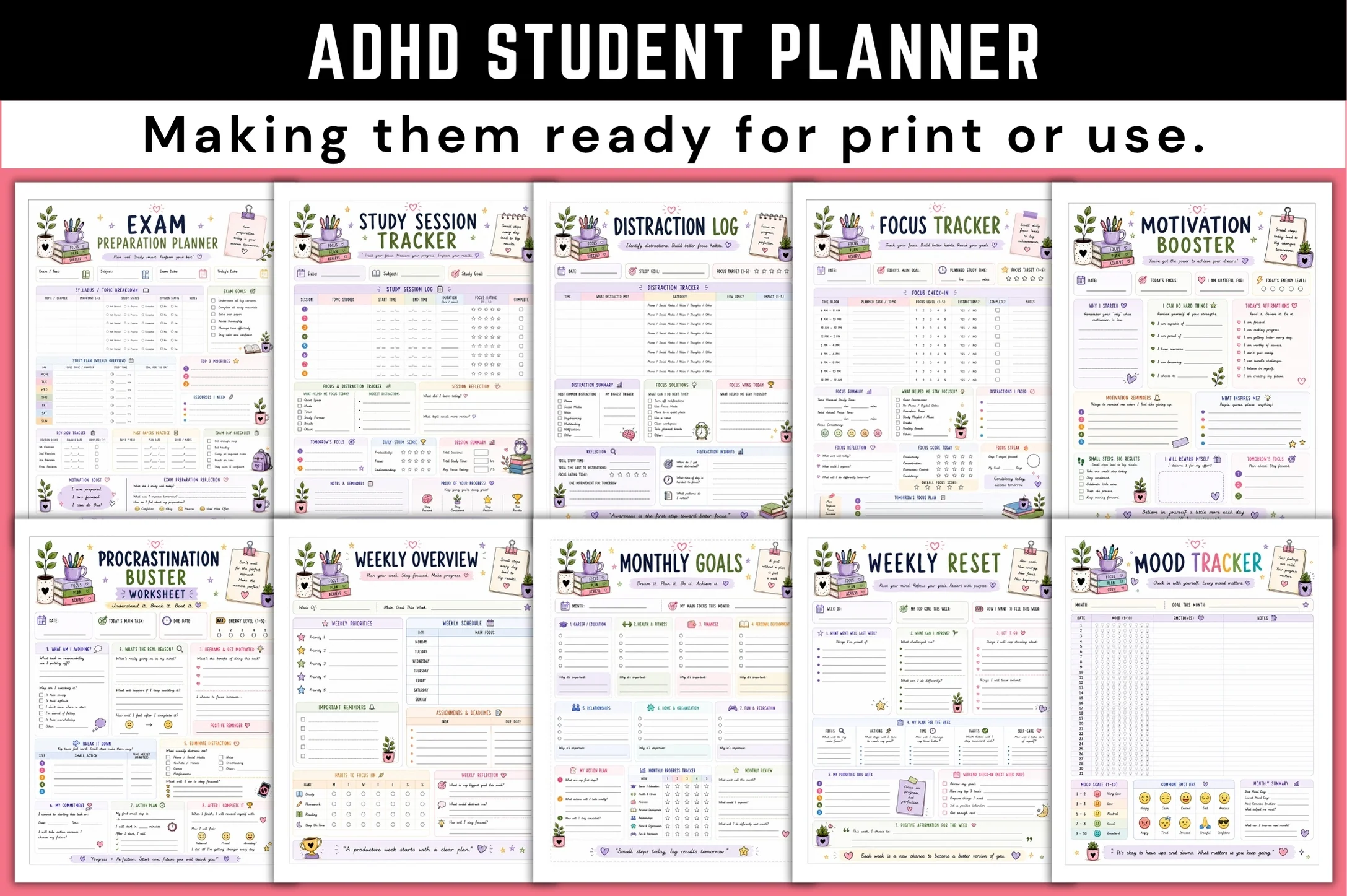 Adhd Student Planner - Image 2
