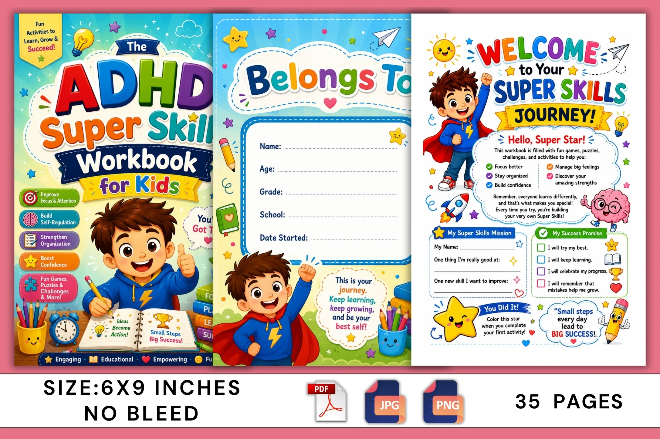 Adhd Super Skills For Kids Workbook - Image 4