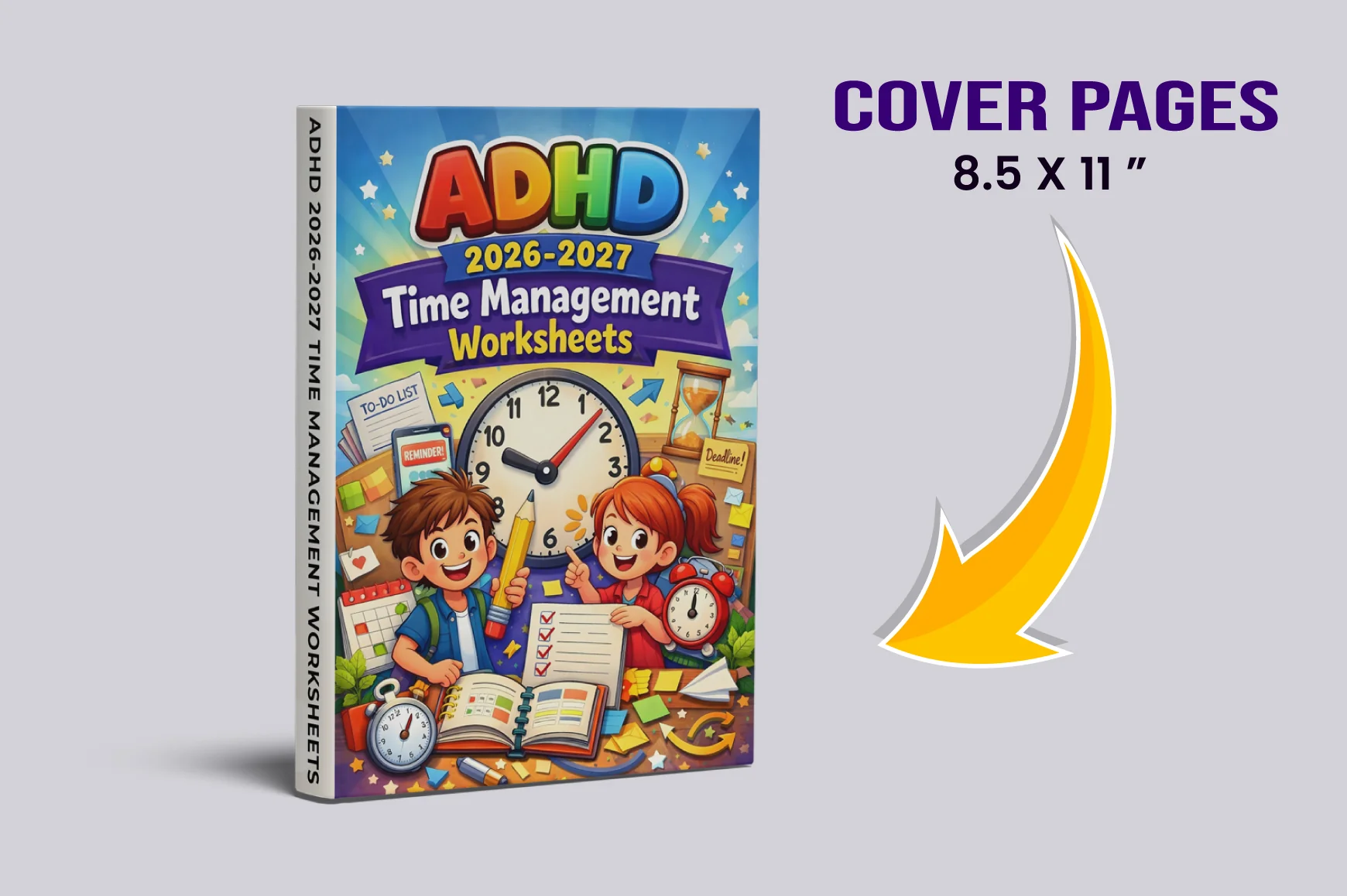 ADHD Time Management Worksheets Book - Image 2