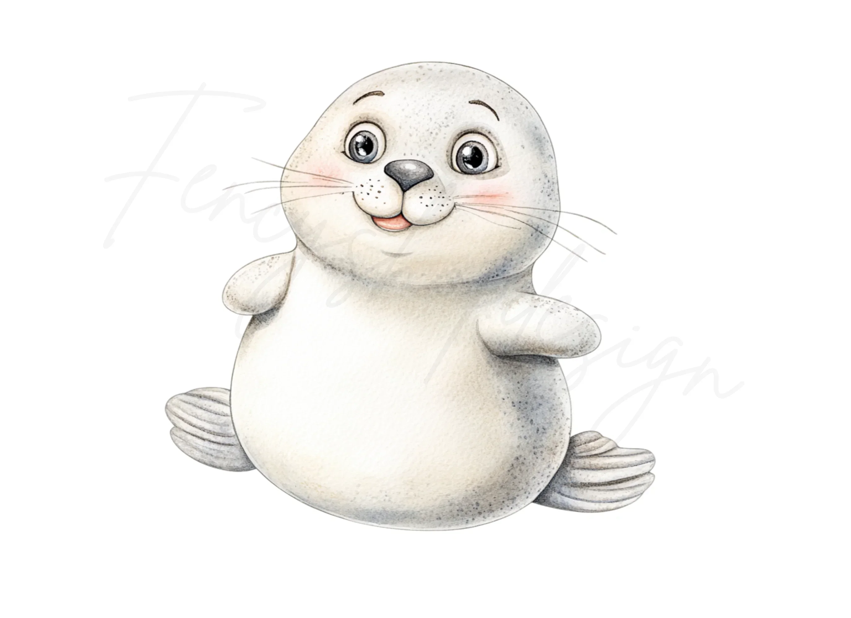 Adorable Baby Seal Clipart Bundle - Image 2