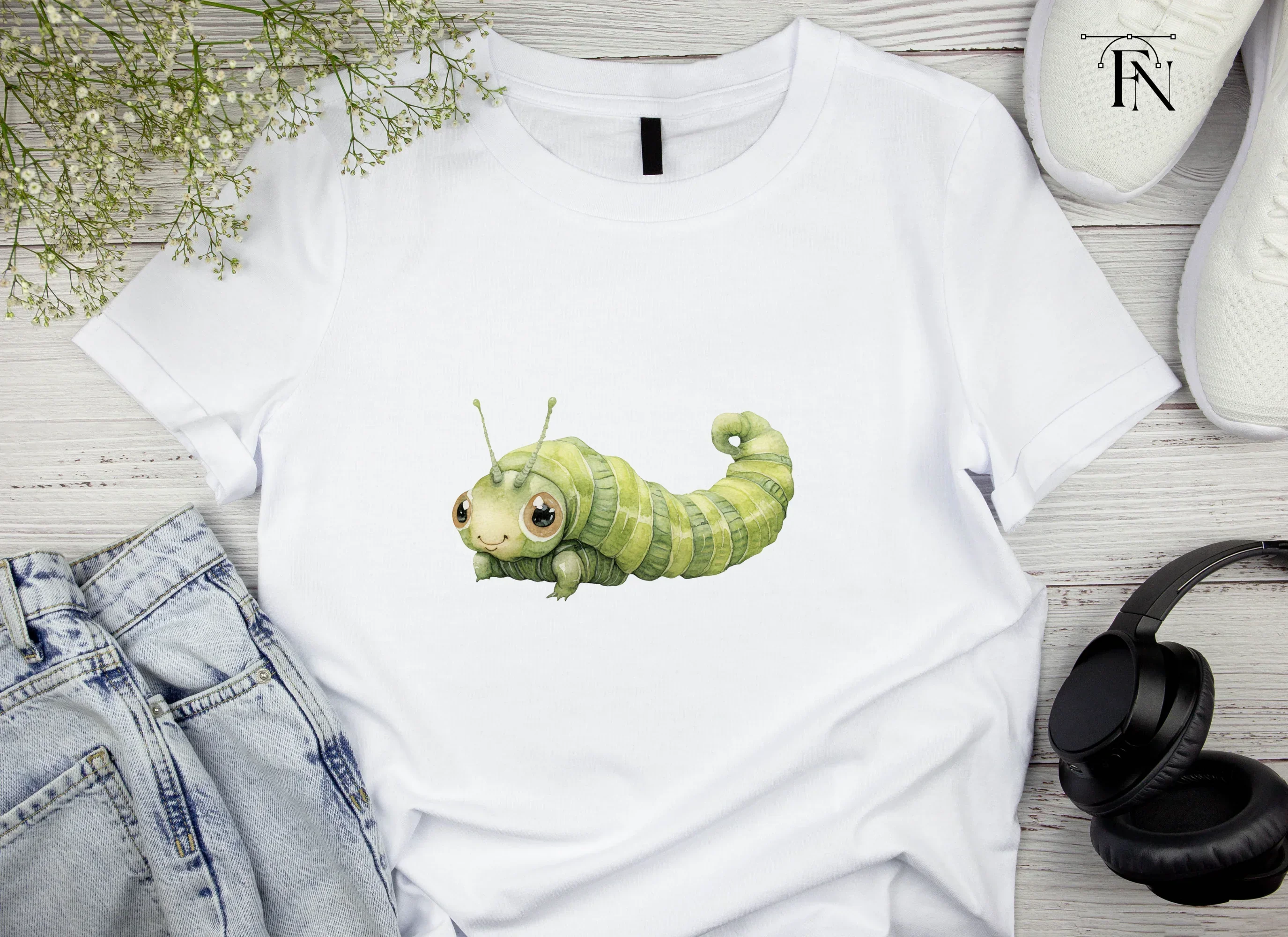 Adorable Caterpillar Clipart Bundle - Image 3