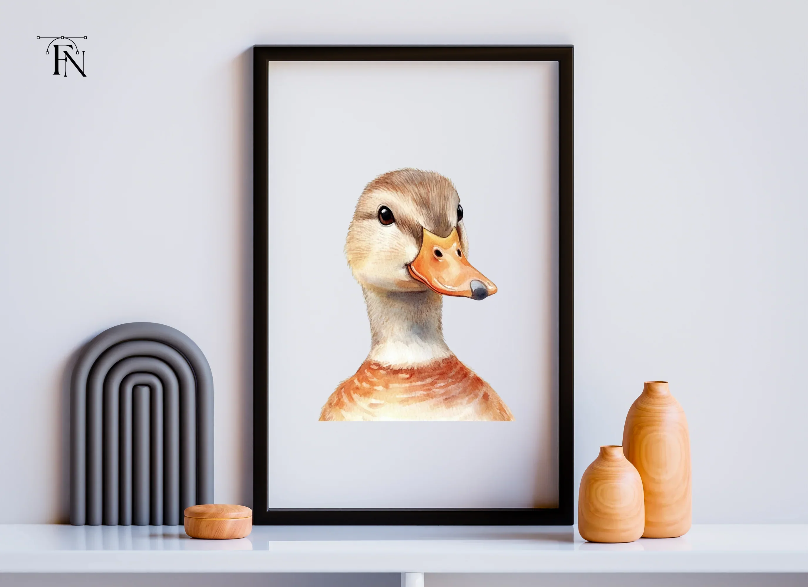 Adorable Duck Head Clipart Bundle - Image 6