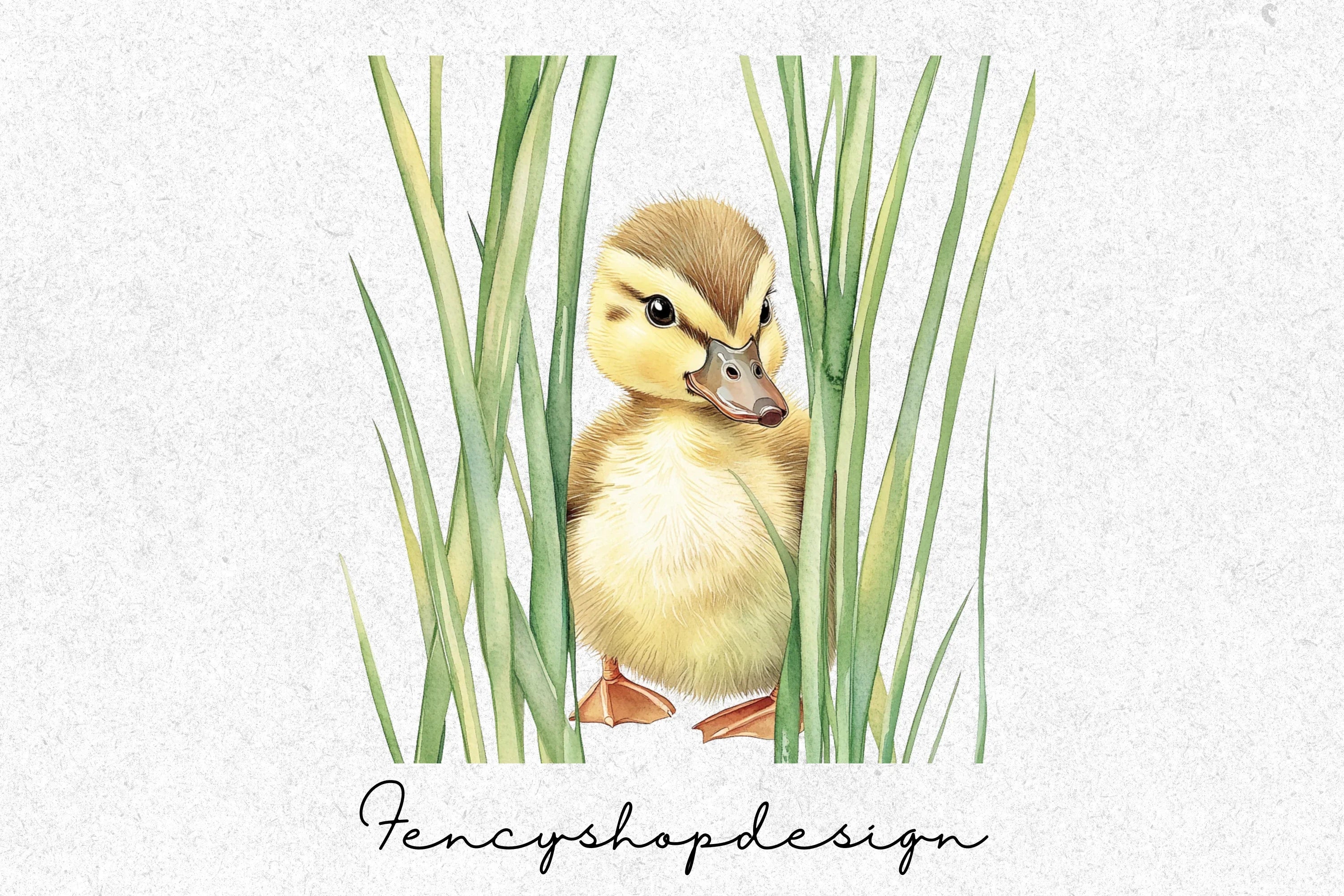 Adorable Ducks & Spooky Spider Clipart Bundle - Image 4