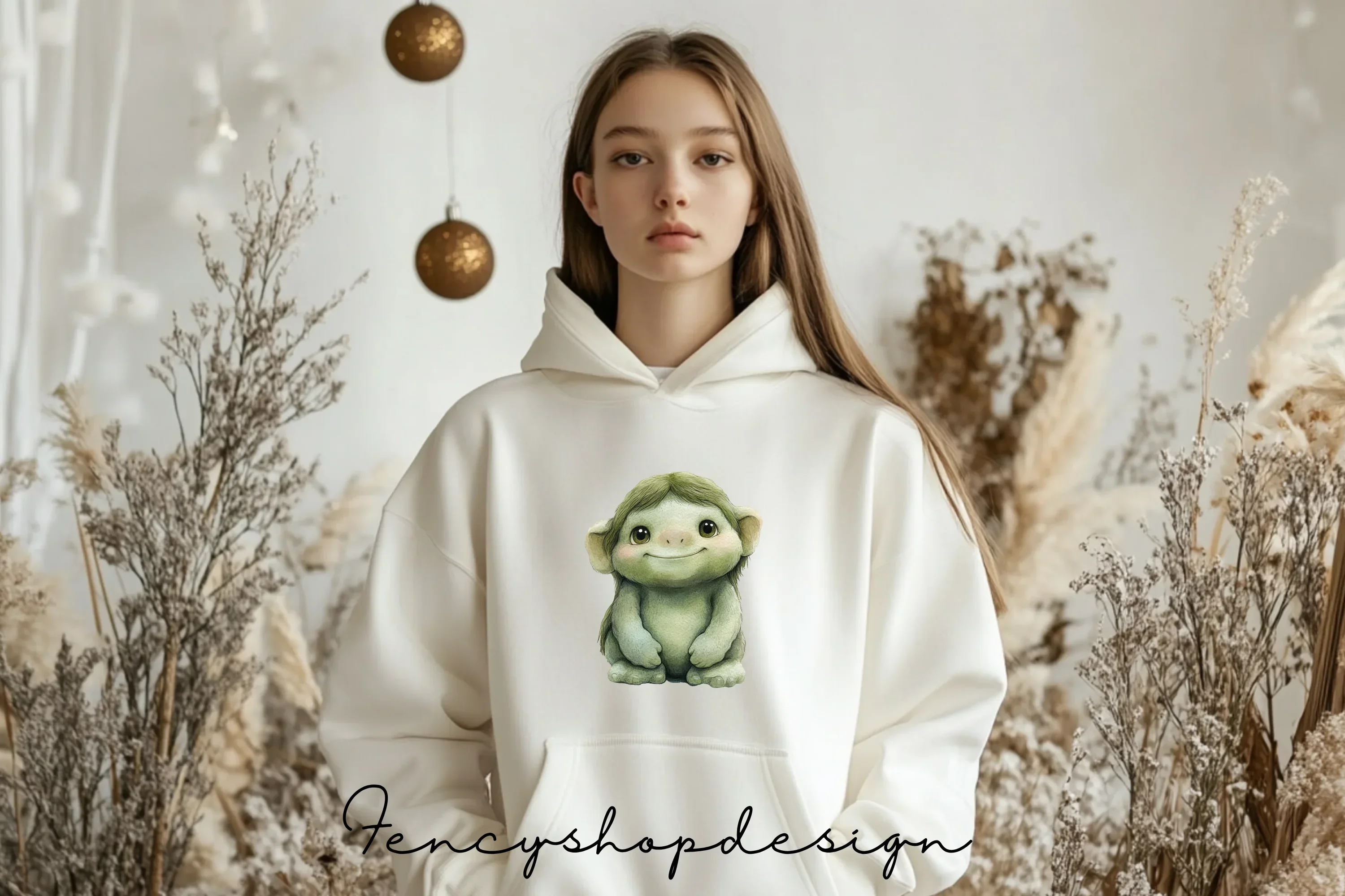 Adorable Fantasy Goblins & Trolls Clipart Bundle - Image 5