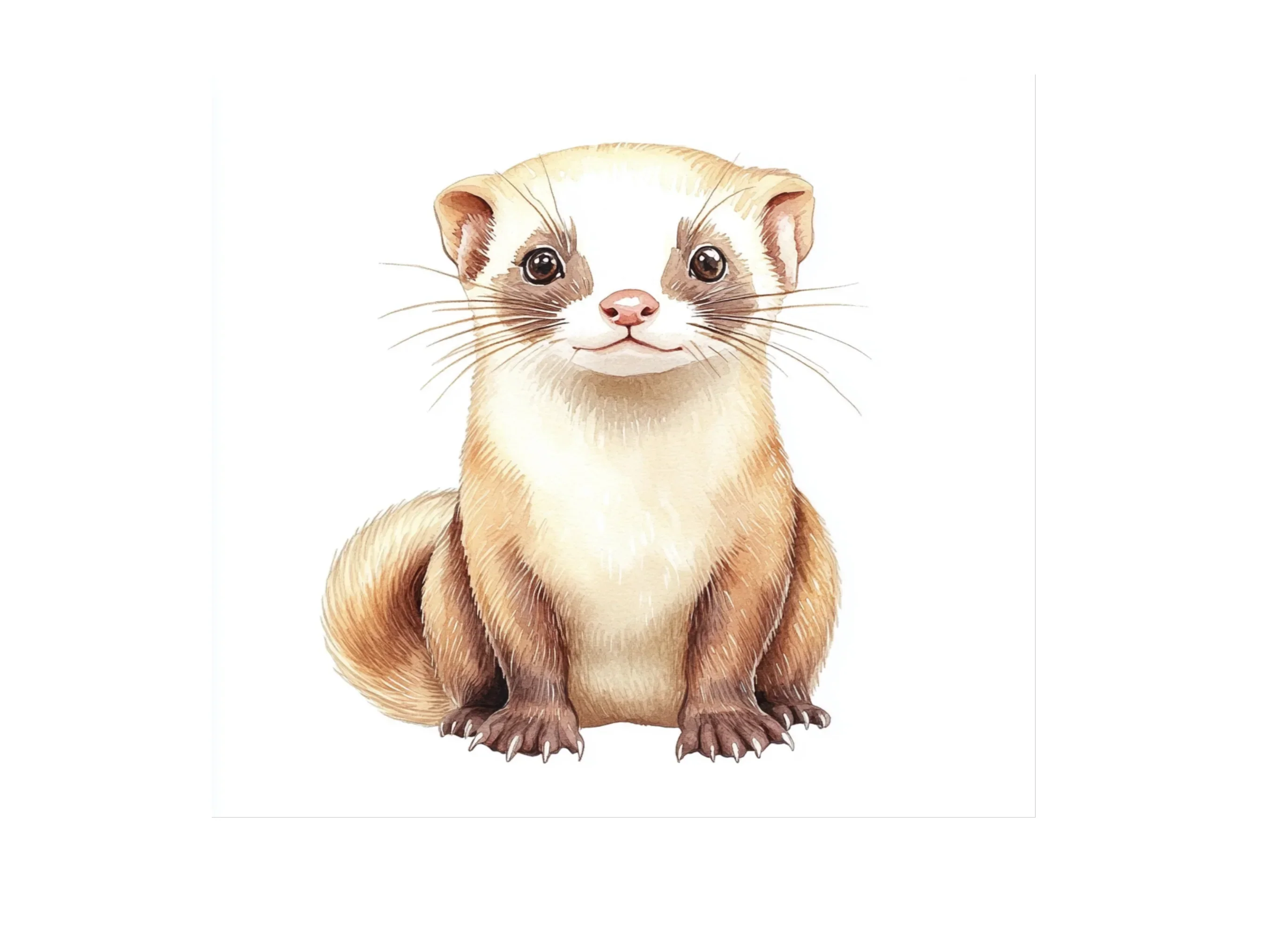 Adorable Ferret Clipart Bundle - Image 3