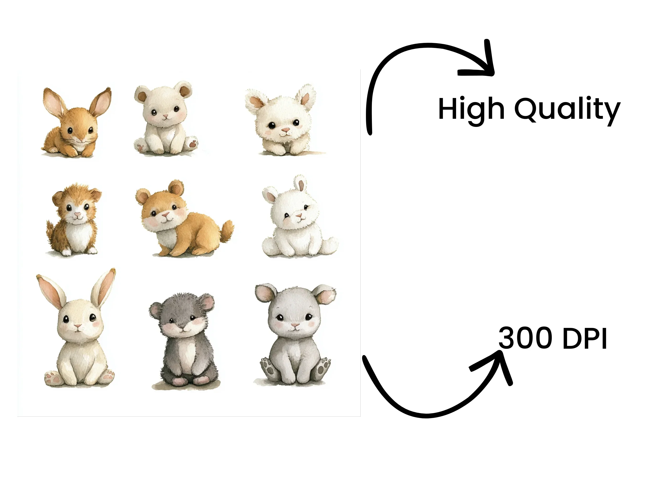 Adorable Forest Animal Clipart Bundle - Image 4