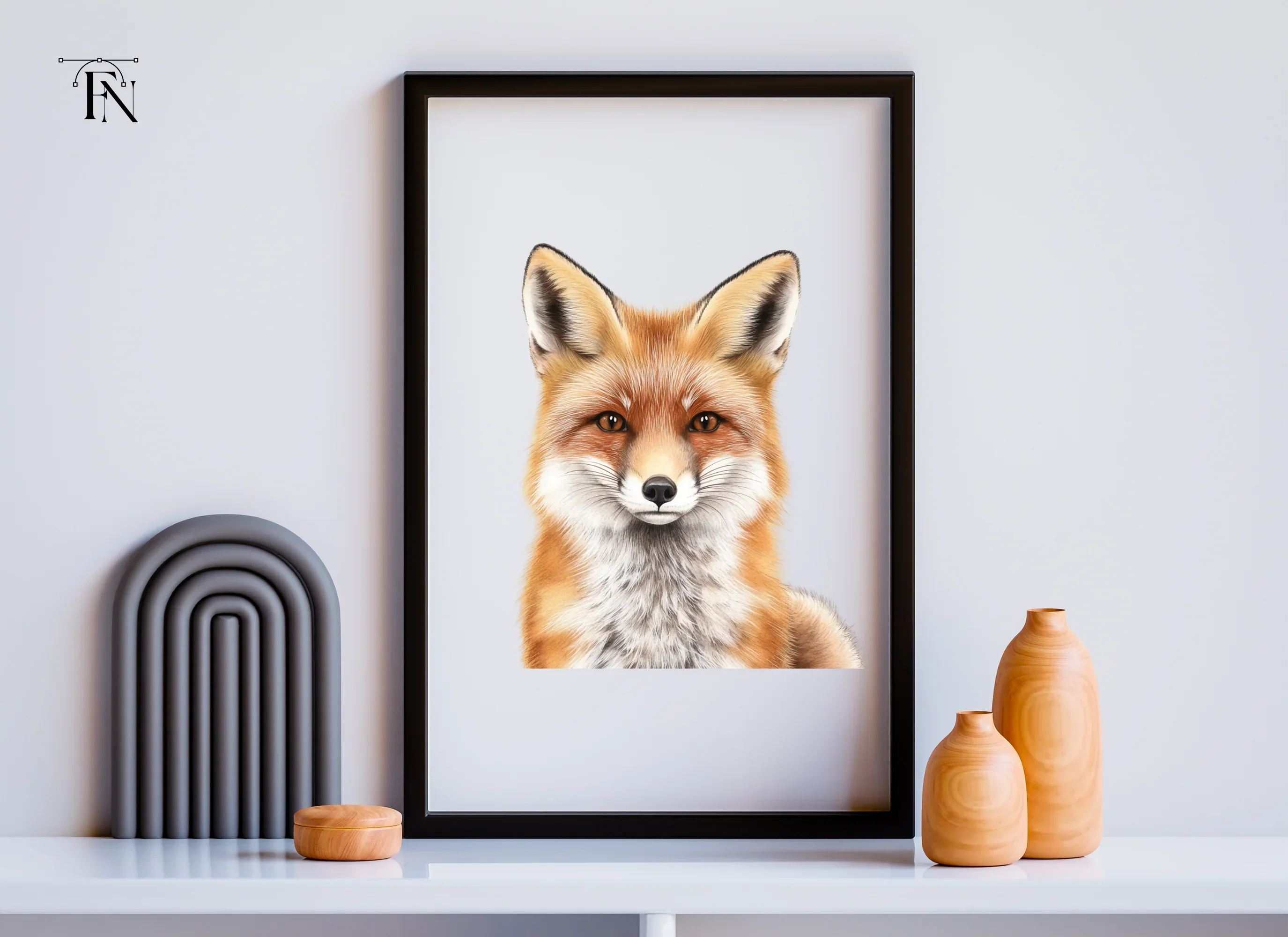 Adorable Fox Portraits Clipart Bundle - Image 6
