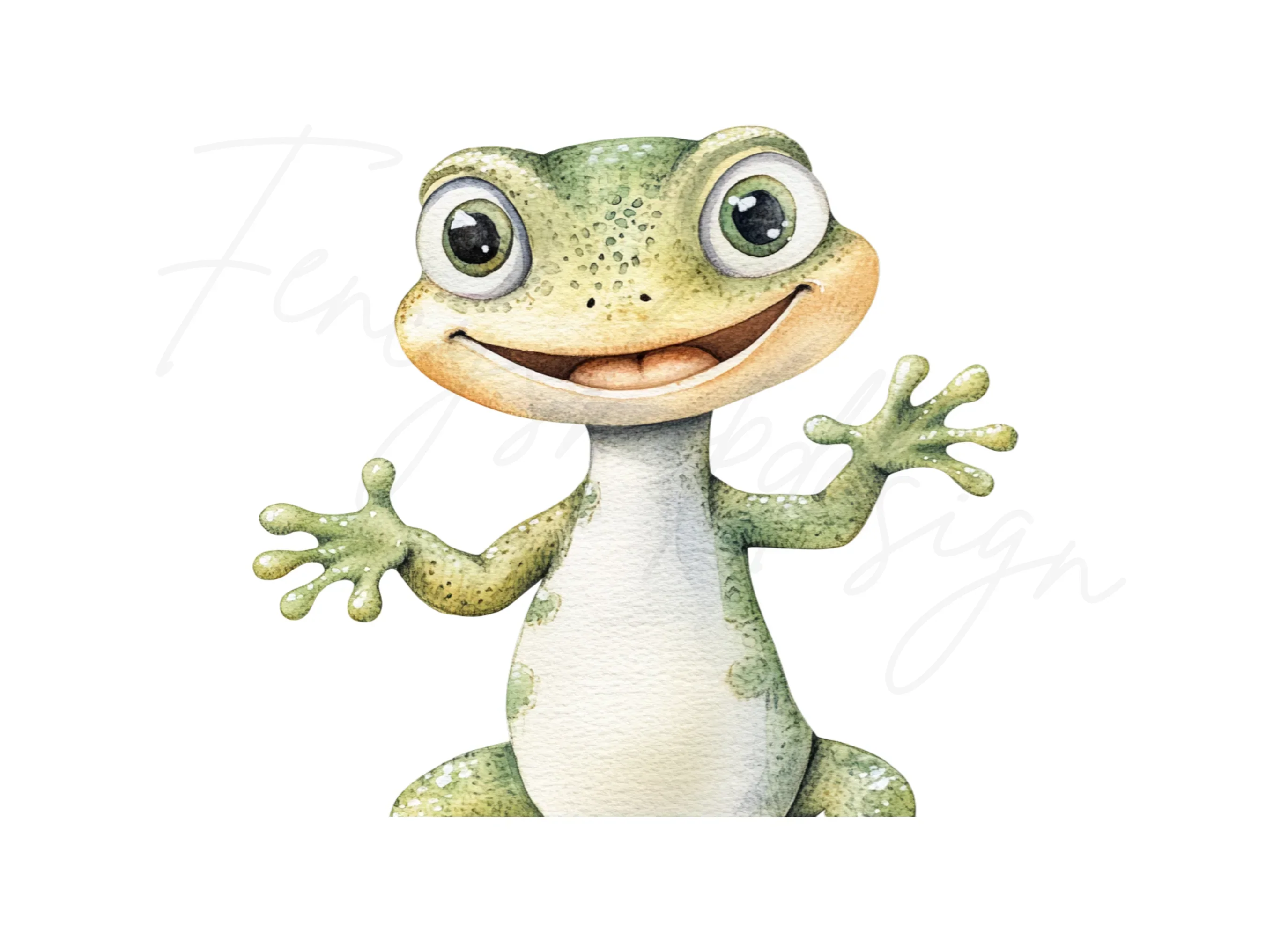 Adorable Lizard Clipart Bundle - Image 3