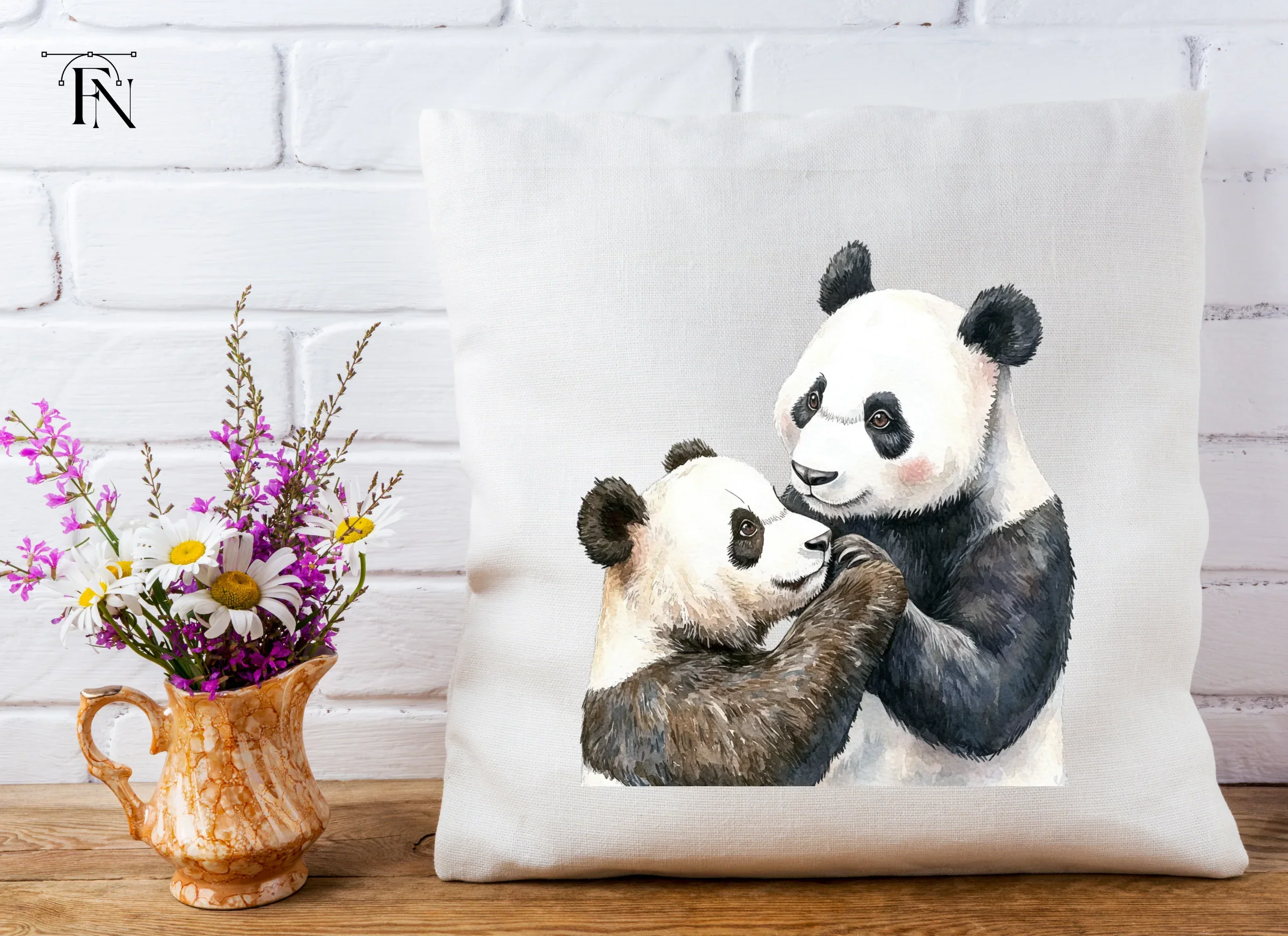 Adorable Panda Family Clipart Bundle - Image 5