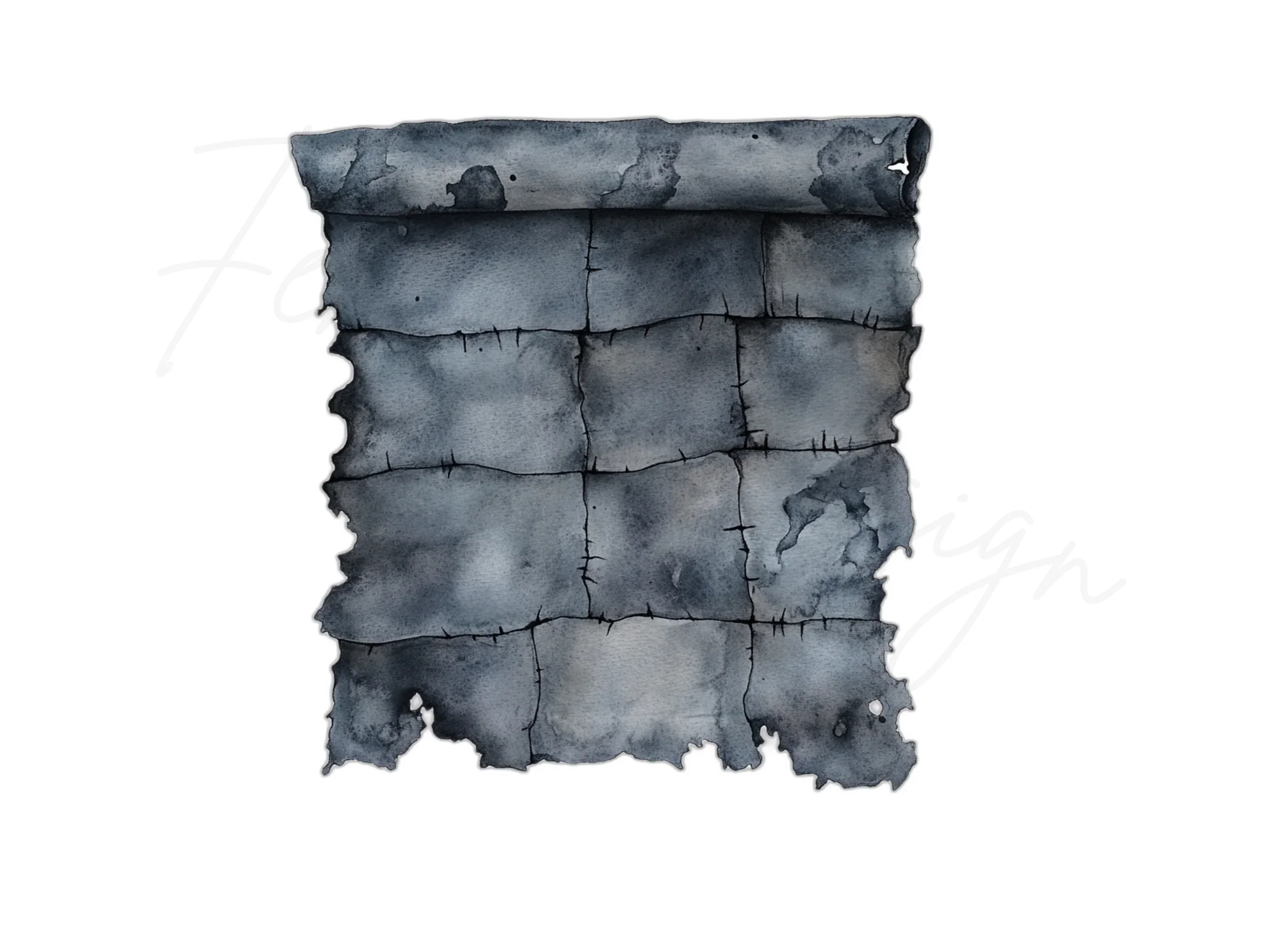 Aged Scroll Clipart Bundle - Image 2