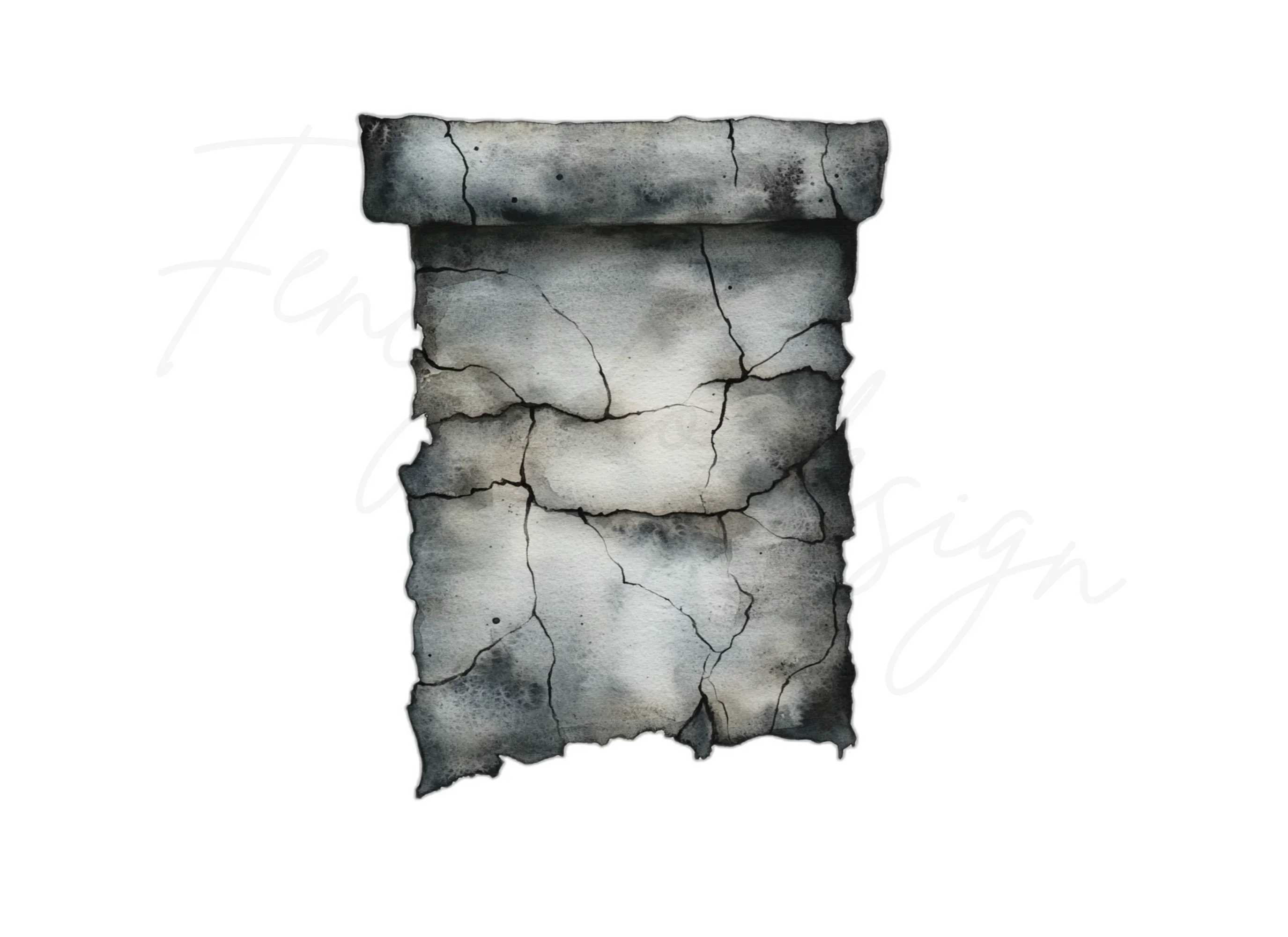 Aged Scroll Clipart Bundle - Image 3