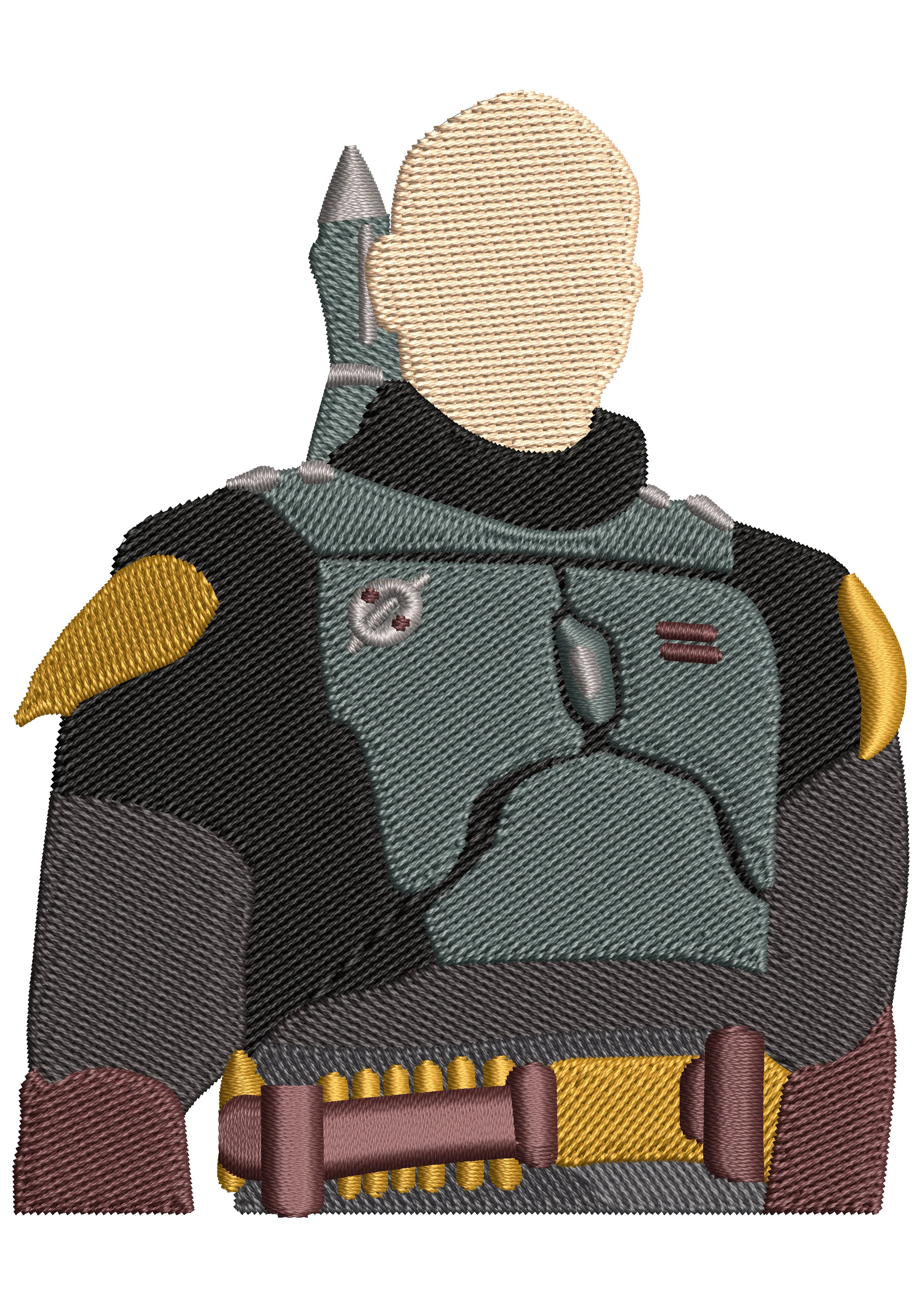 Air Warrior Embroidery Design