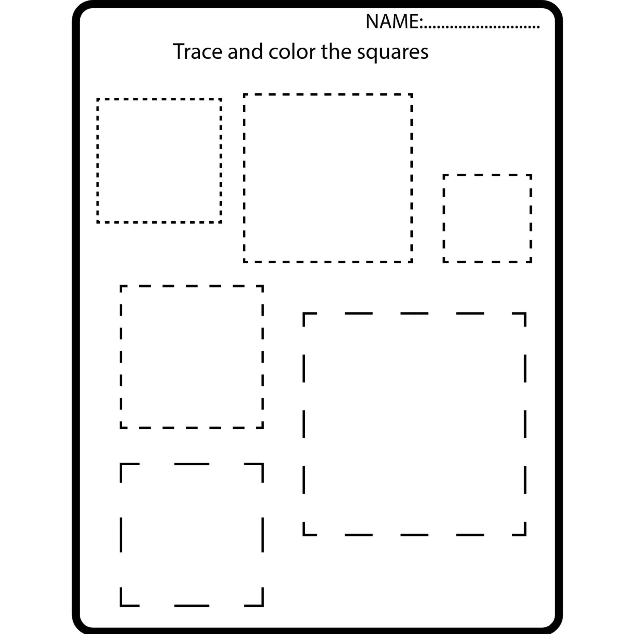 All About Shapes Worksheets - Image 2