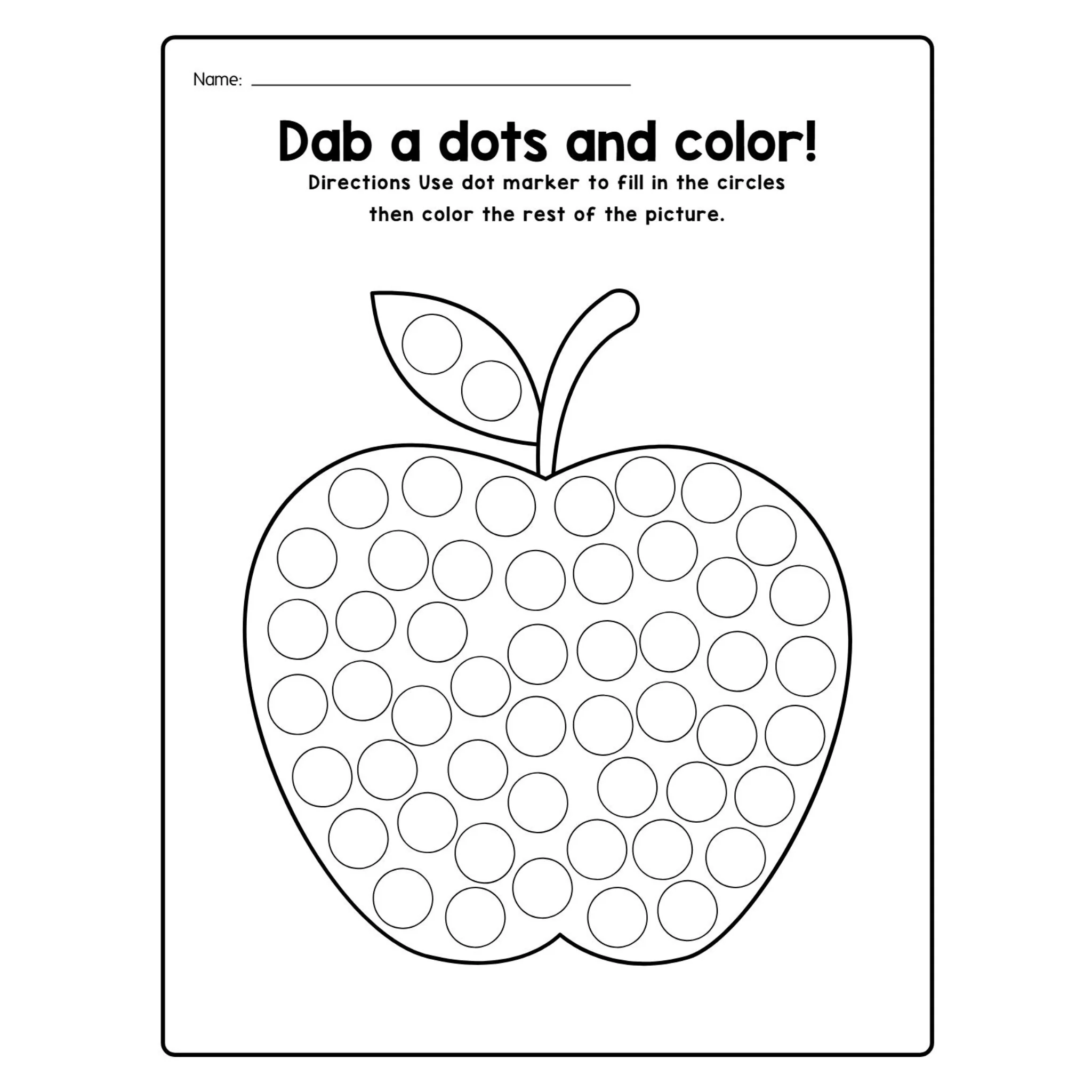 Alphabet Dot Marker Tracing Coloring Worksheets - Image 2
