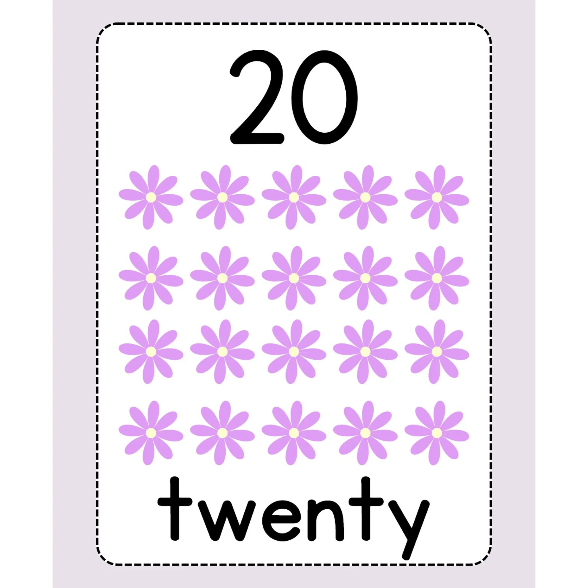 Number Picture Flashcards - Image 5