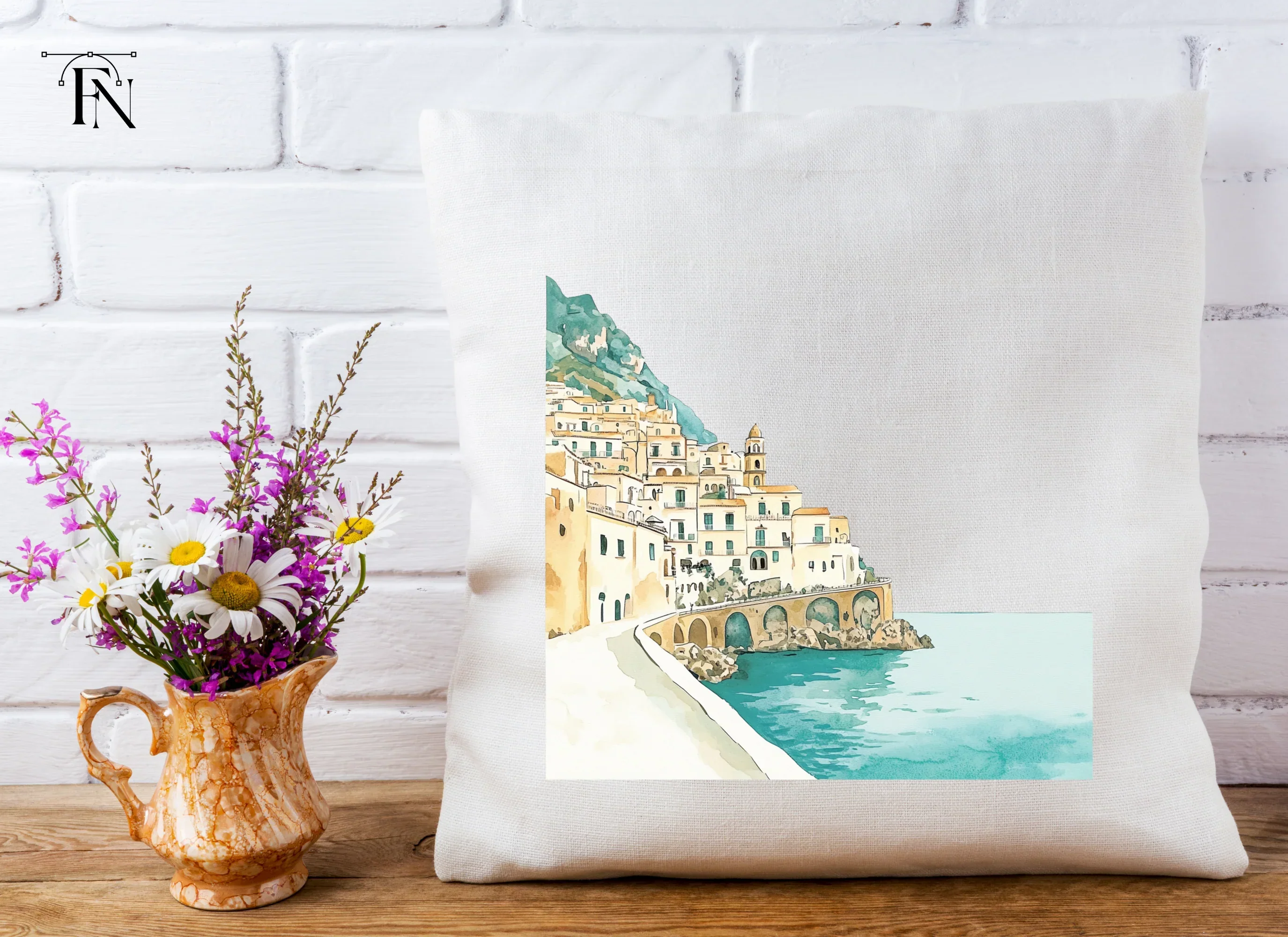 Amalfi Coast Clipart Bundle - Image 2