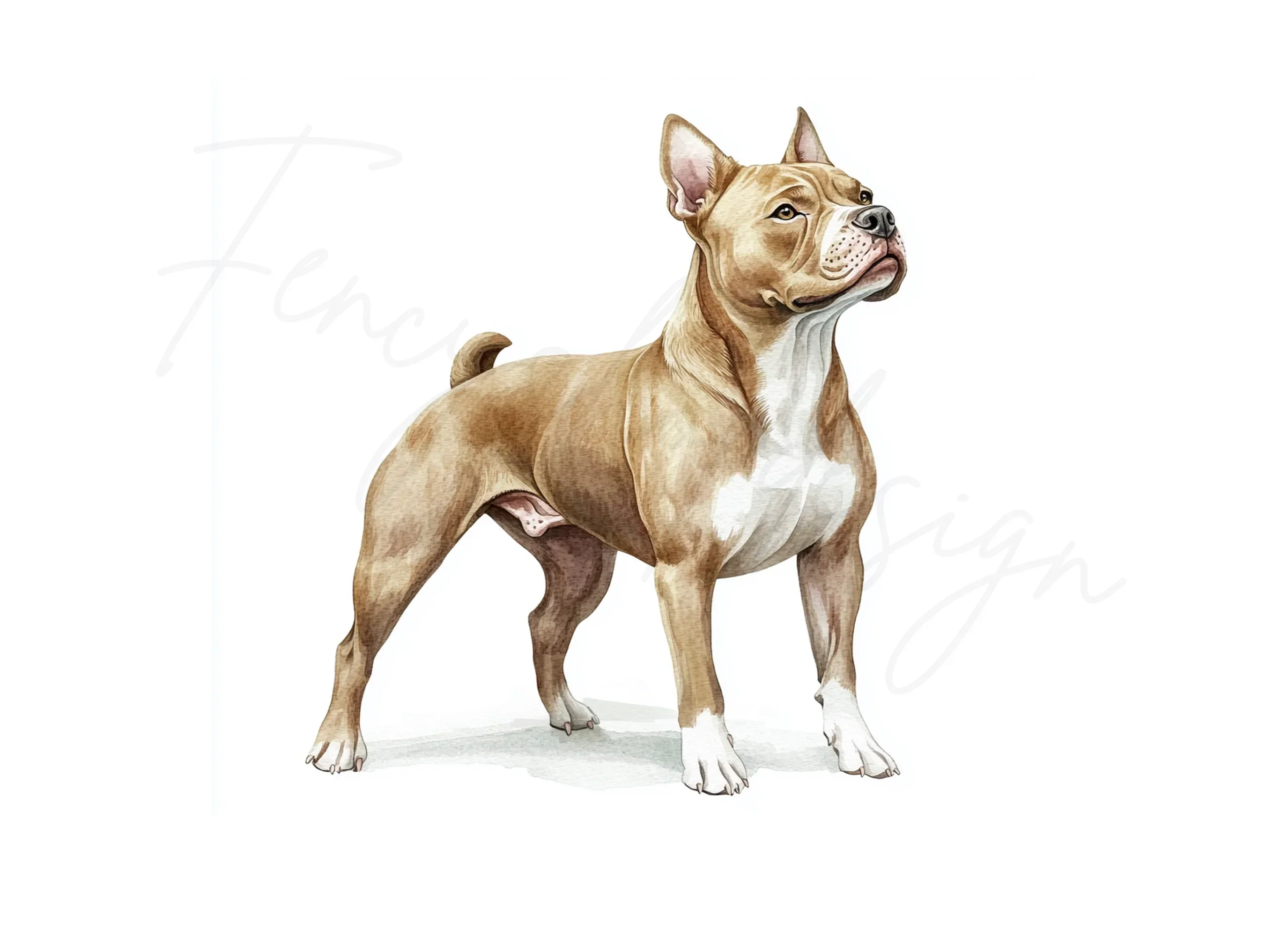 American Staffordshire Terrier Clipart Bundle - Image 2