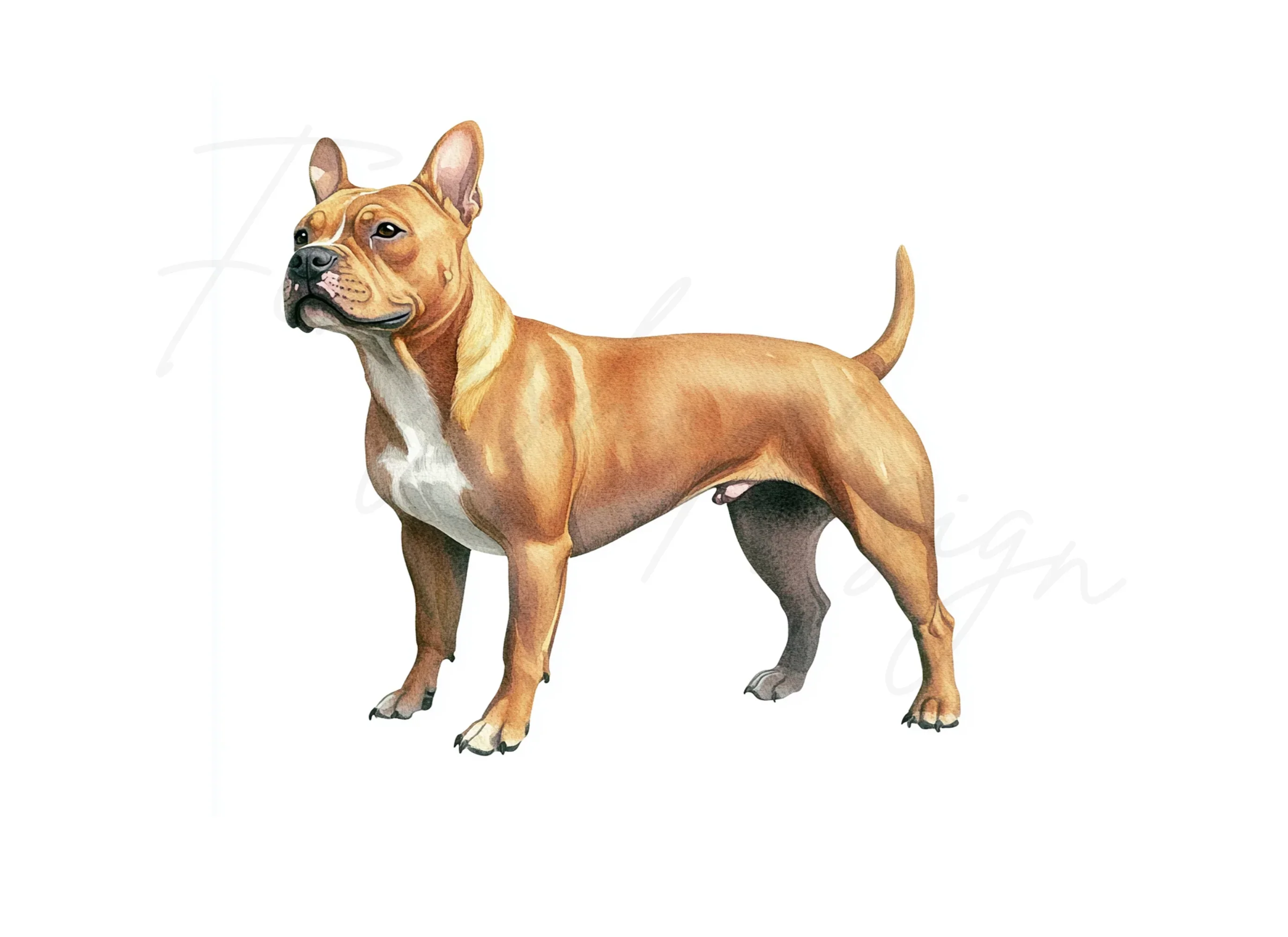 American Staffordshire Terrier Clipart Bundle - Image 3