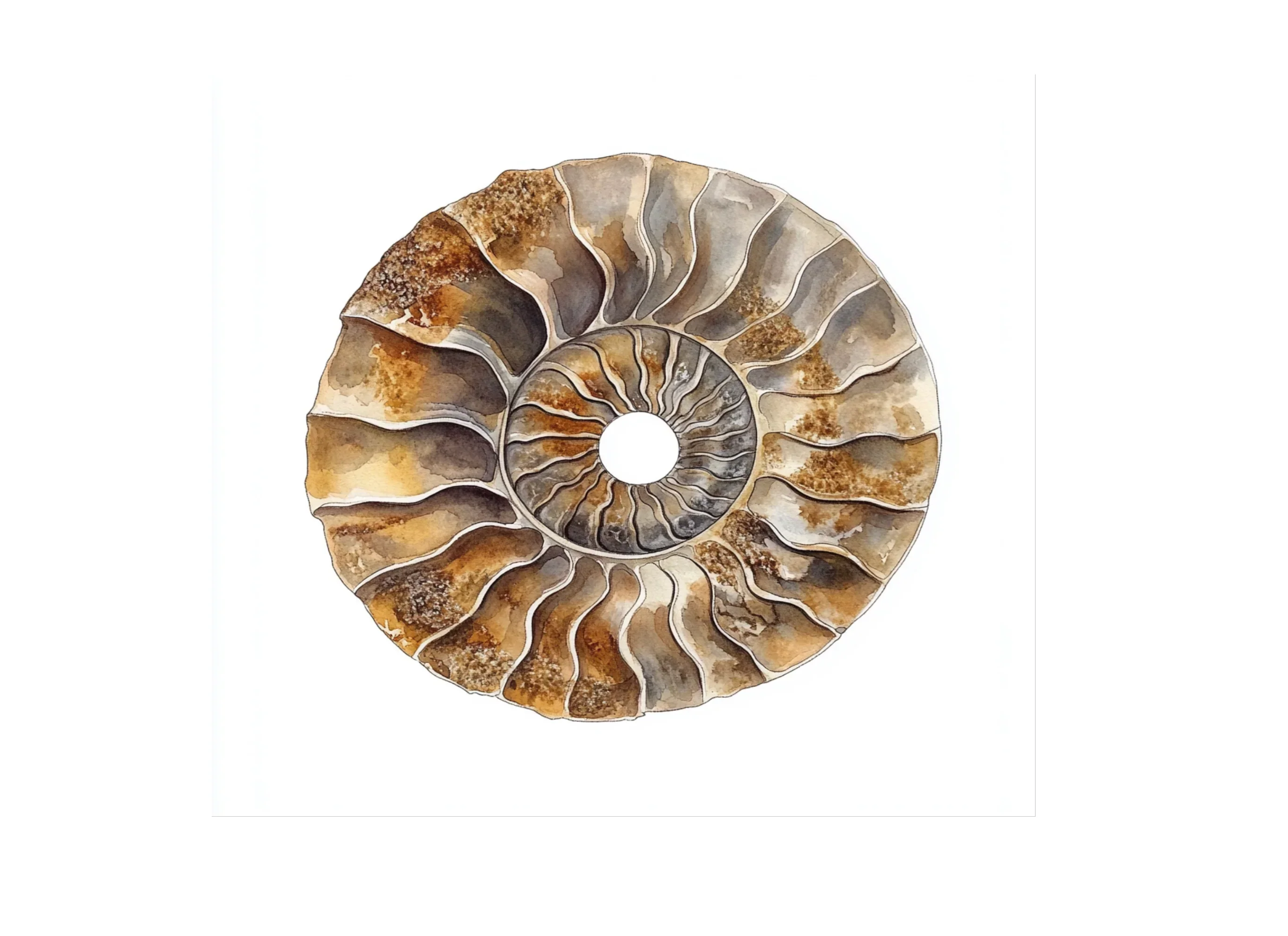 Ammonite Fossil Clipart Bundle - Image 2