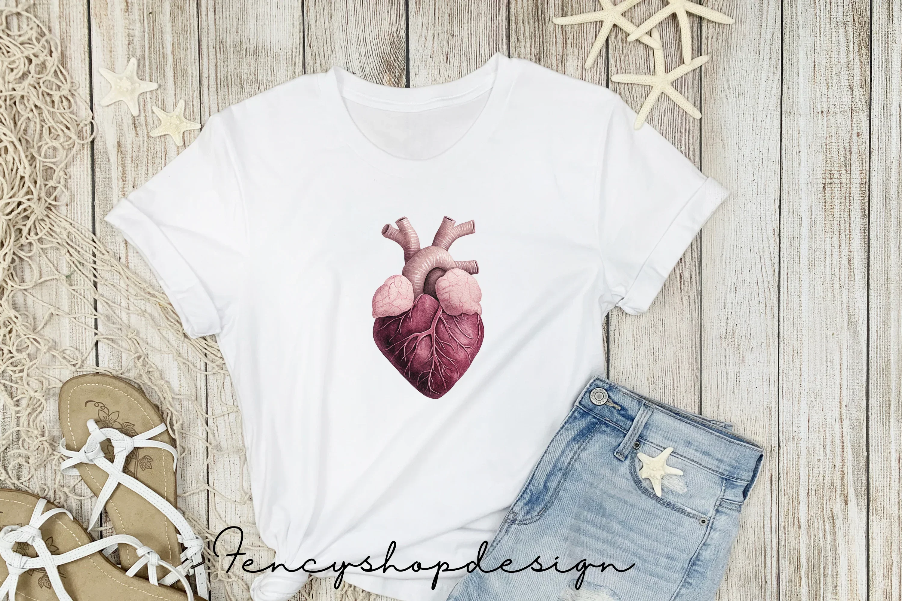 Anatomical Heart Organ Clipart Bundle - Image 5