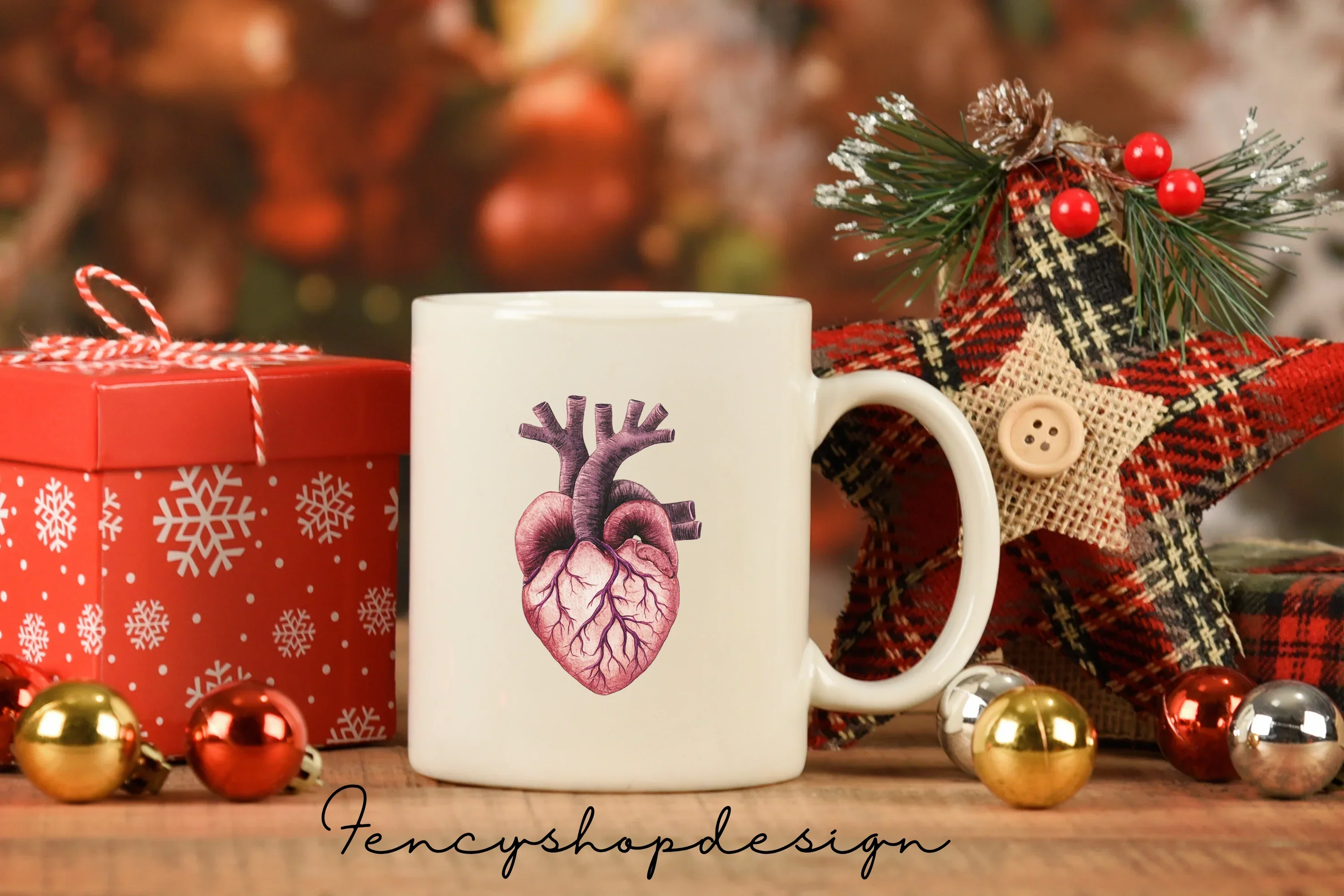 Anatomical Heart Organ Clipart Bundle - Image 7