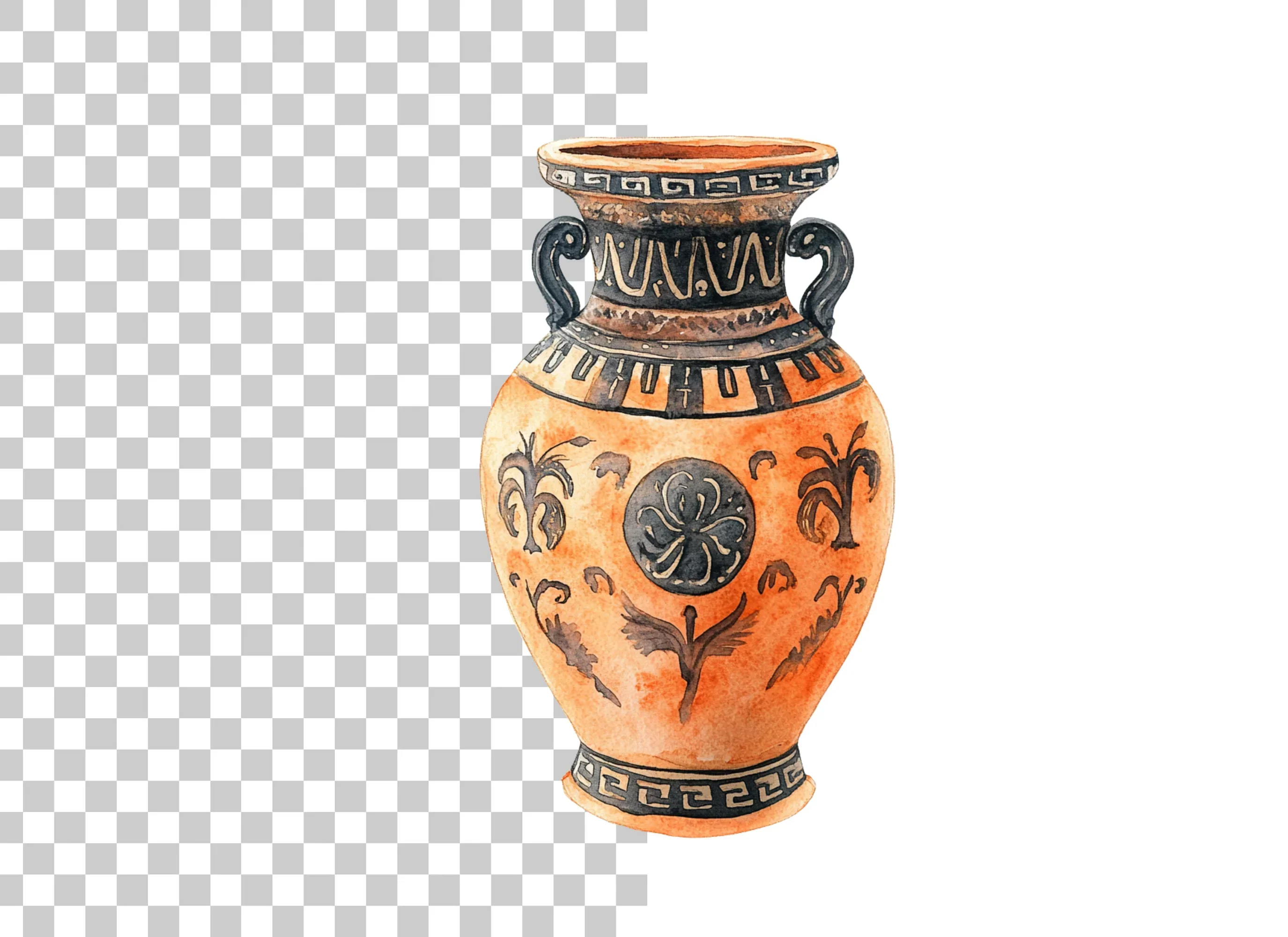 Ancient Greek Amphora Clipart Bundle - Image 3
