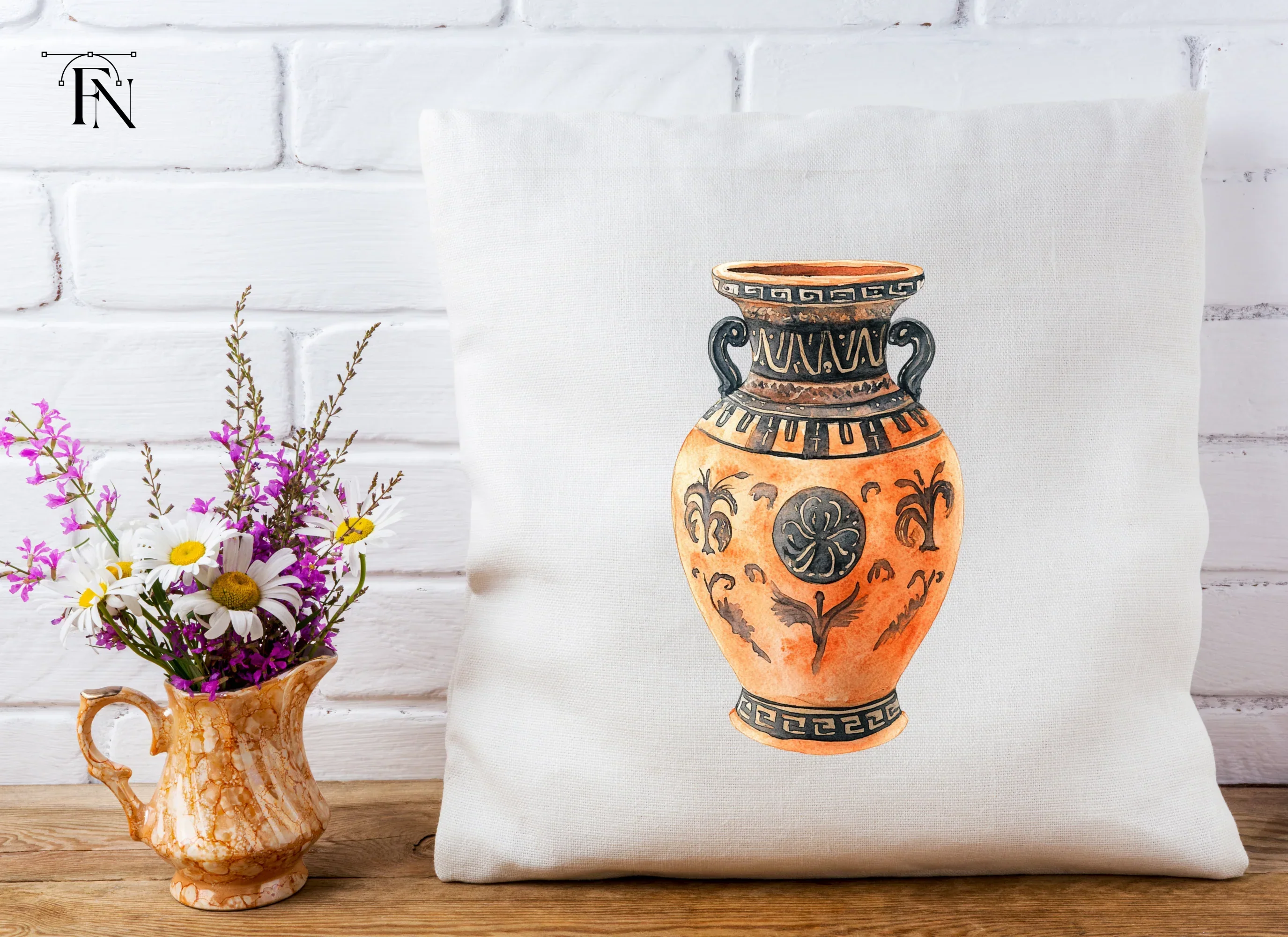Ancient Greek Amphora Clipart Bundle - Image 5