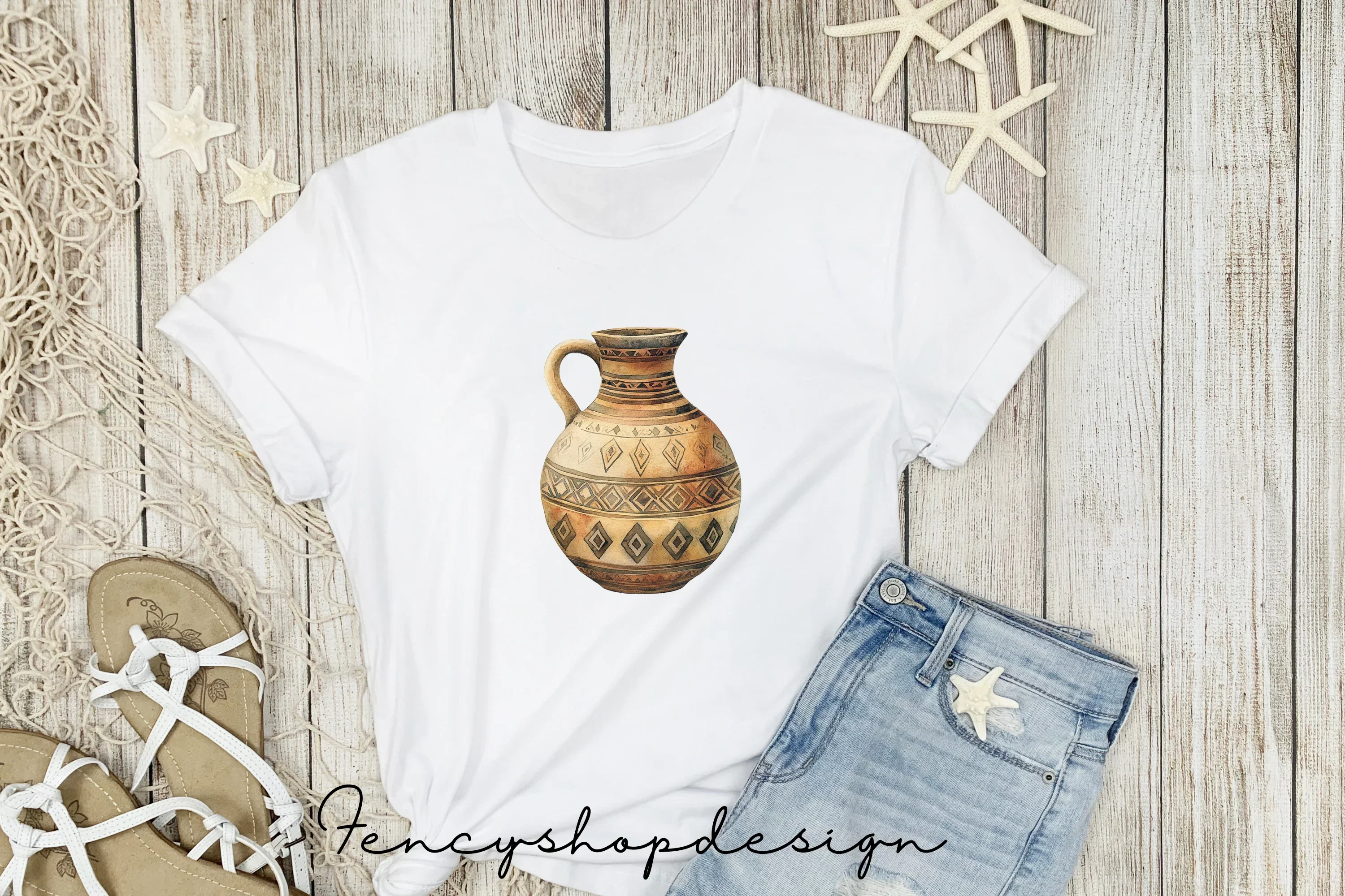 Ancient Greek Pottery Clipart Bundle - Image 5