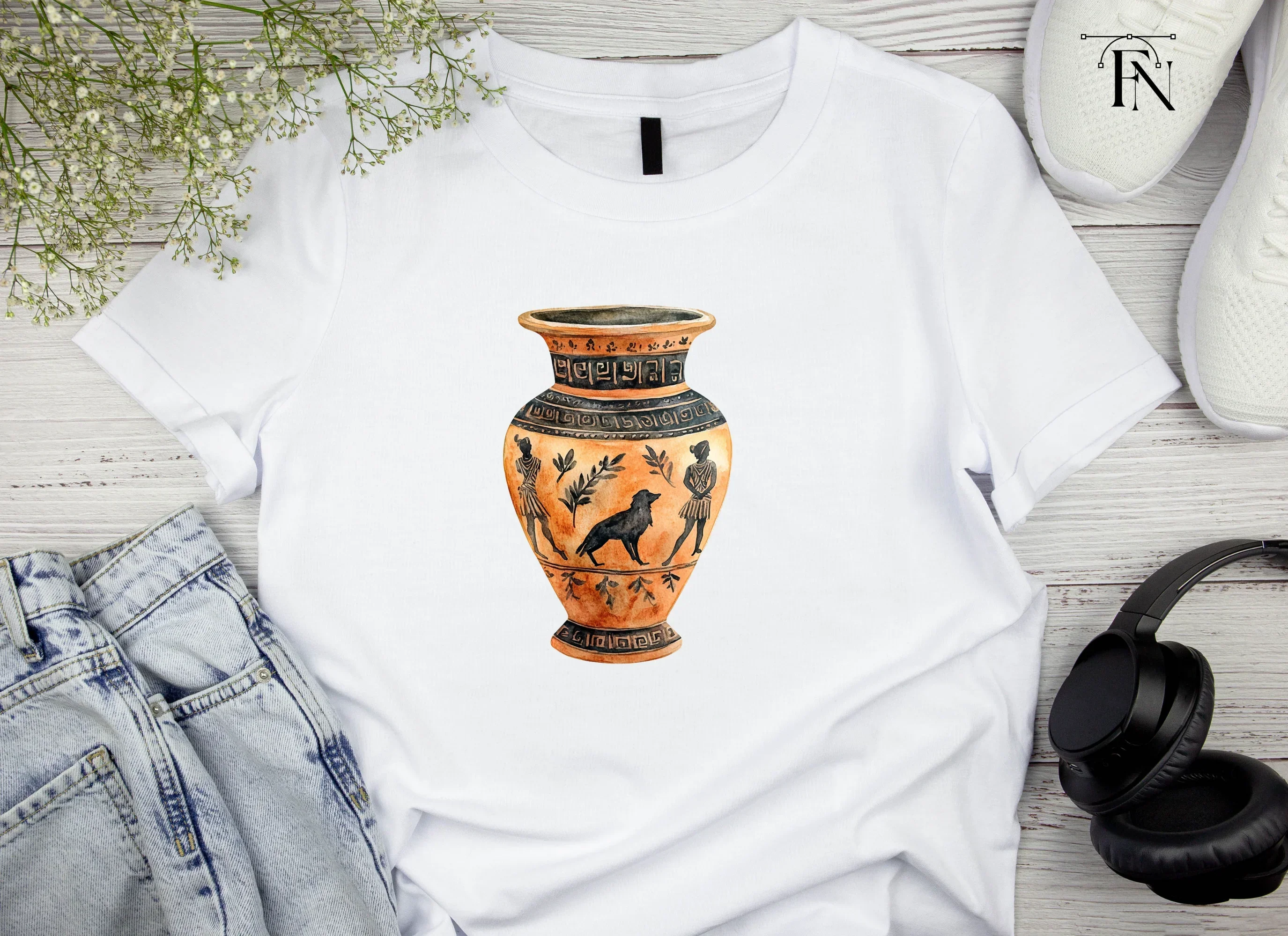 Ancient Greek Vases Clipart Bundle - Image 4