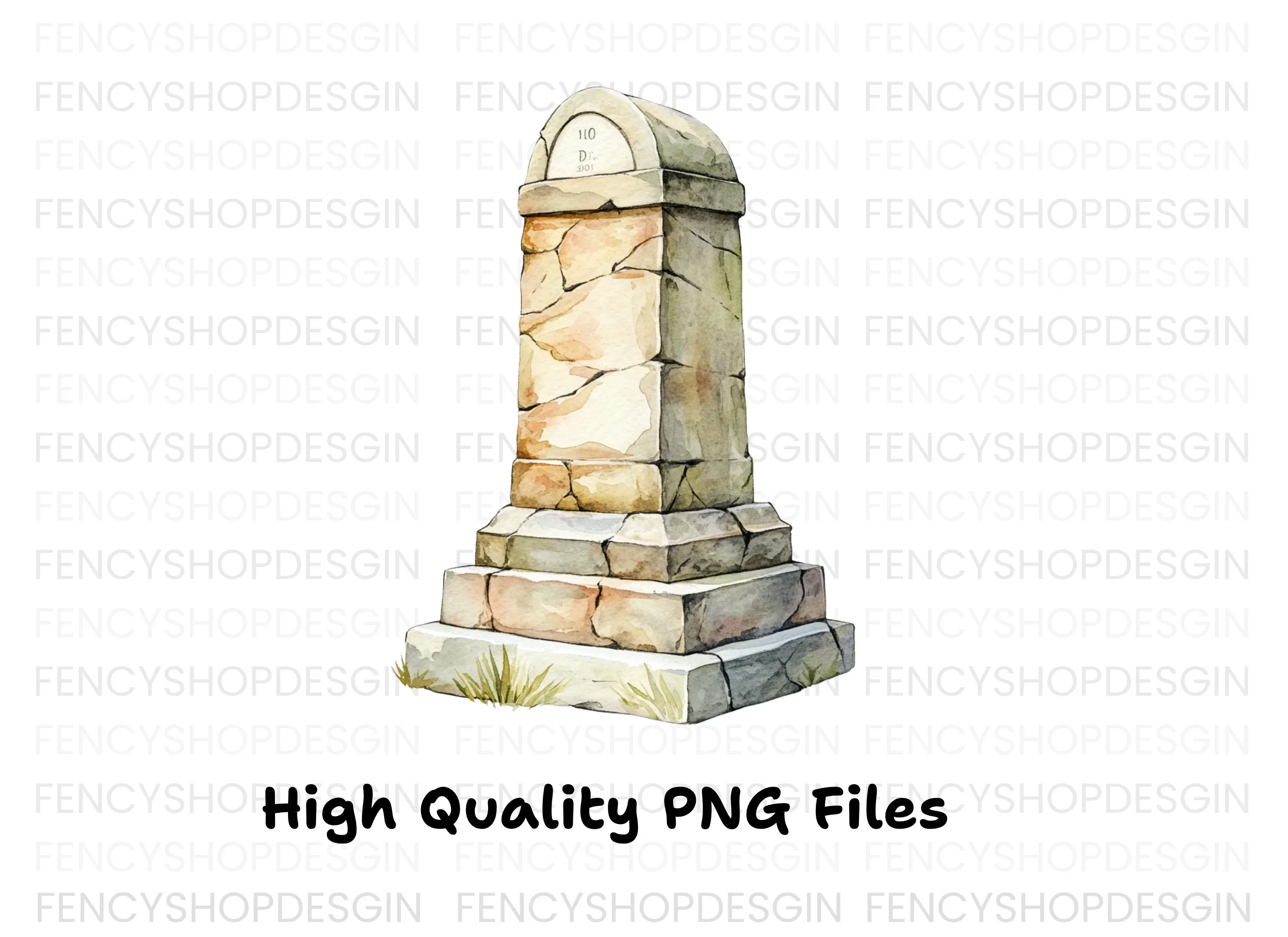 Ancient Stone Monument Clipart Bundle - Image 2