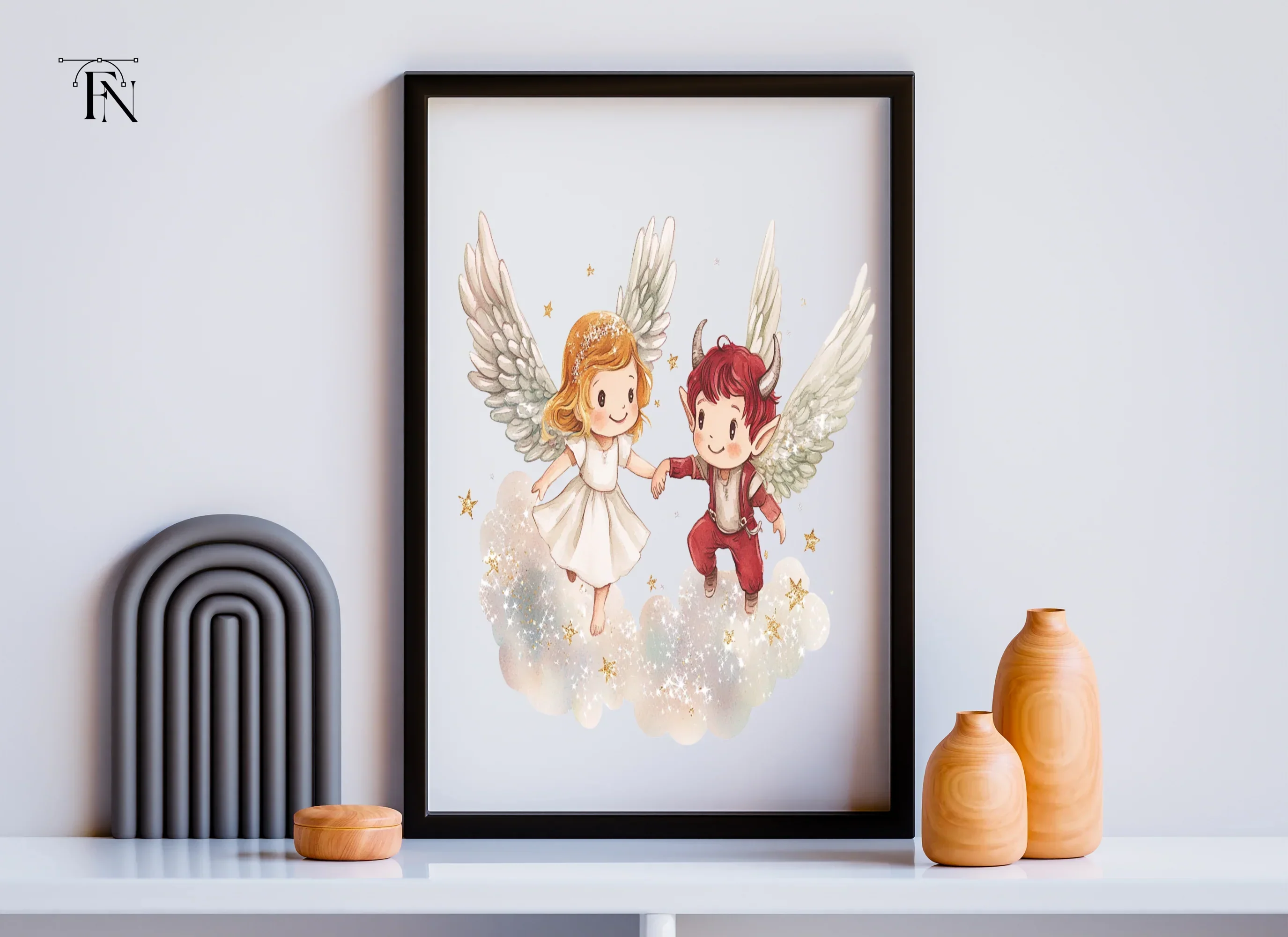 Angels and Devils Clipart Bundle - Image 4