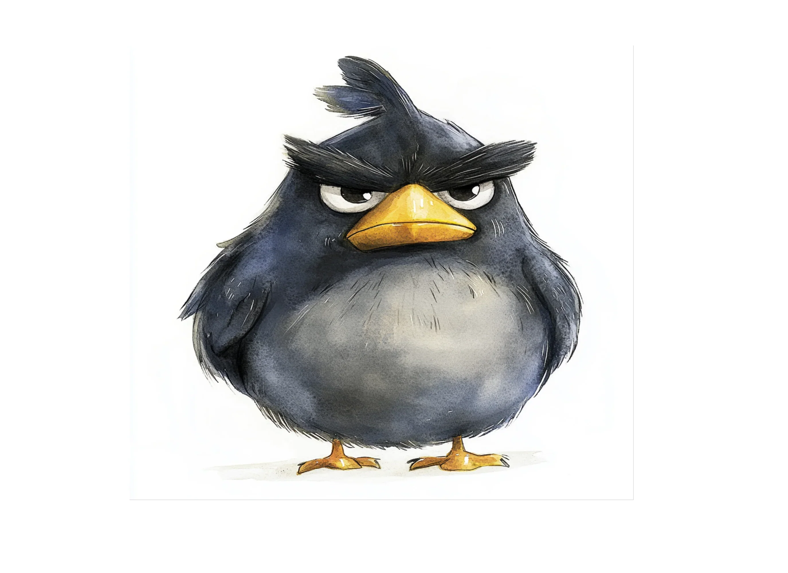 Angry Black Birds Clipart Bundle - Image 2