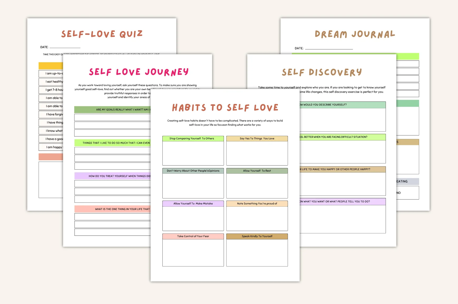 Anxiety Relief Self-Care Journal - Image 8